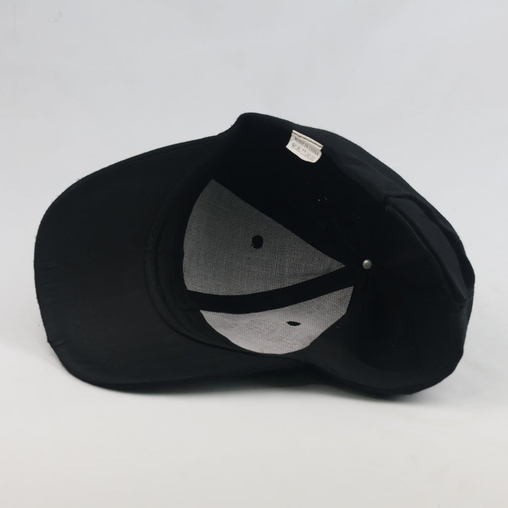 Thrifted Essential Black Structured Hat (57-58cm) | 10607