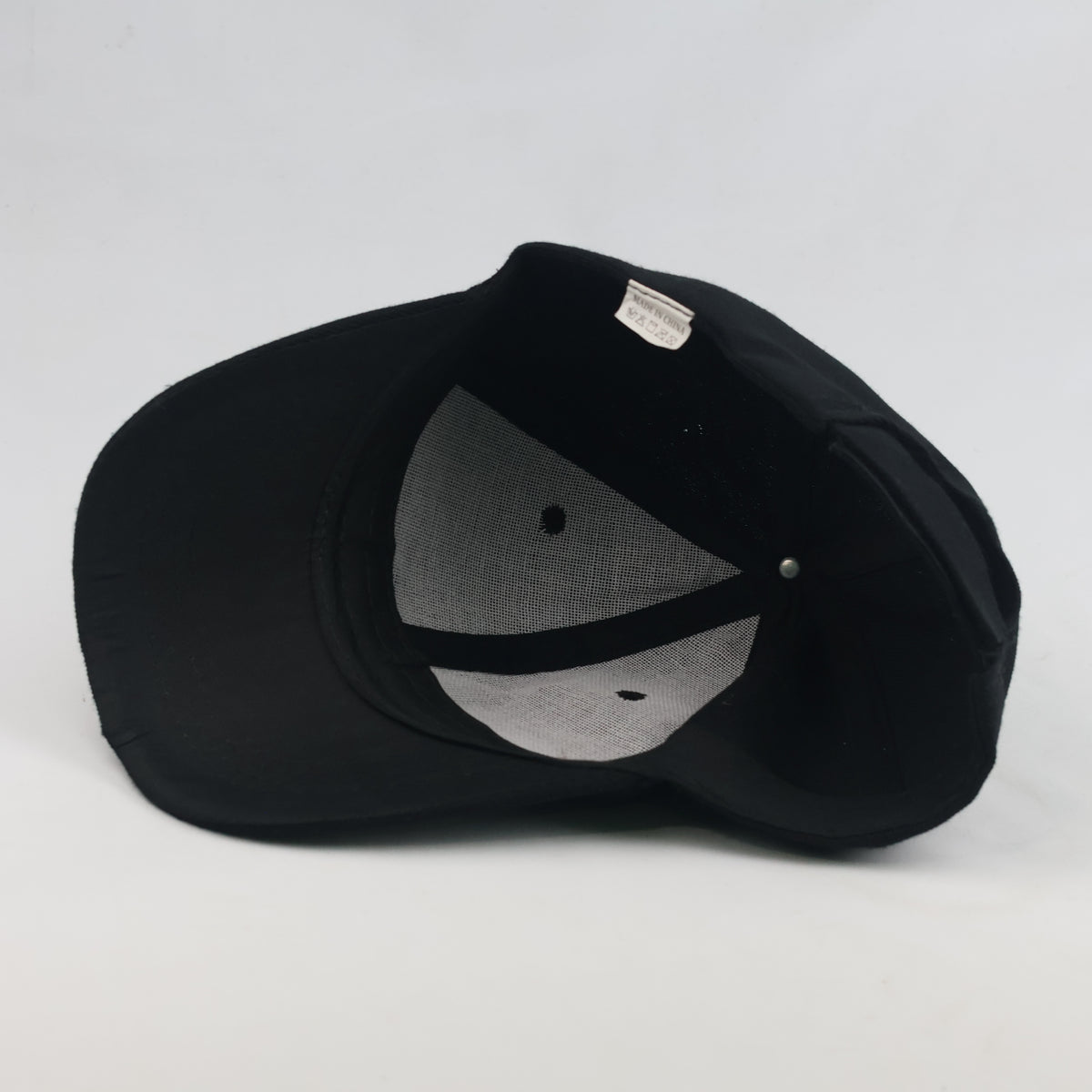 Thrifted Essential Black Structured Hat (57-58cm) | 10607