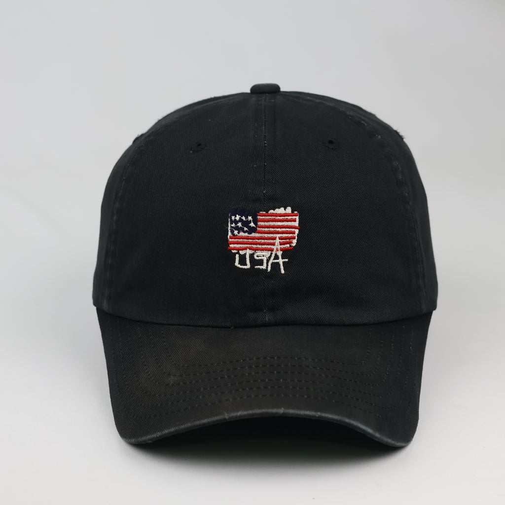 Thrifted Cap10 The Unique Leader American Flag Baseball Cap