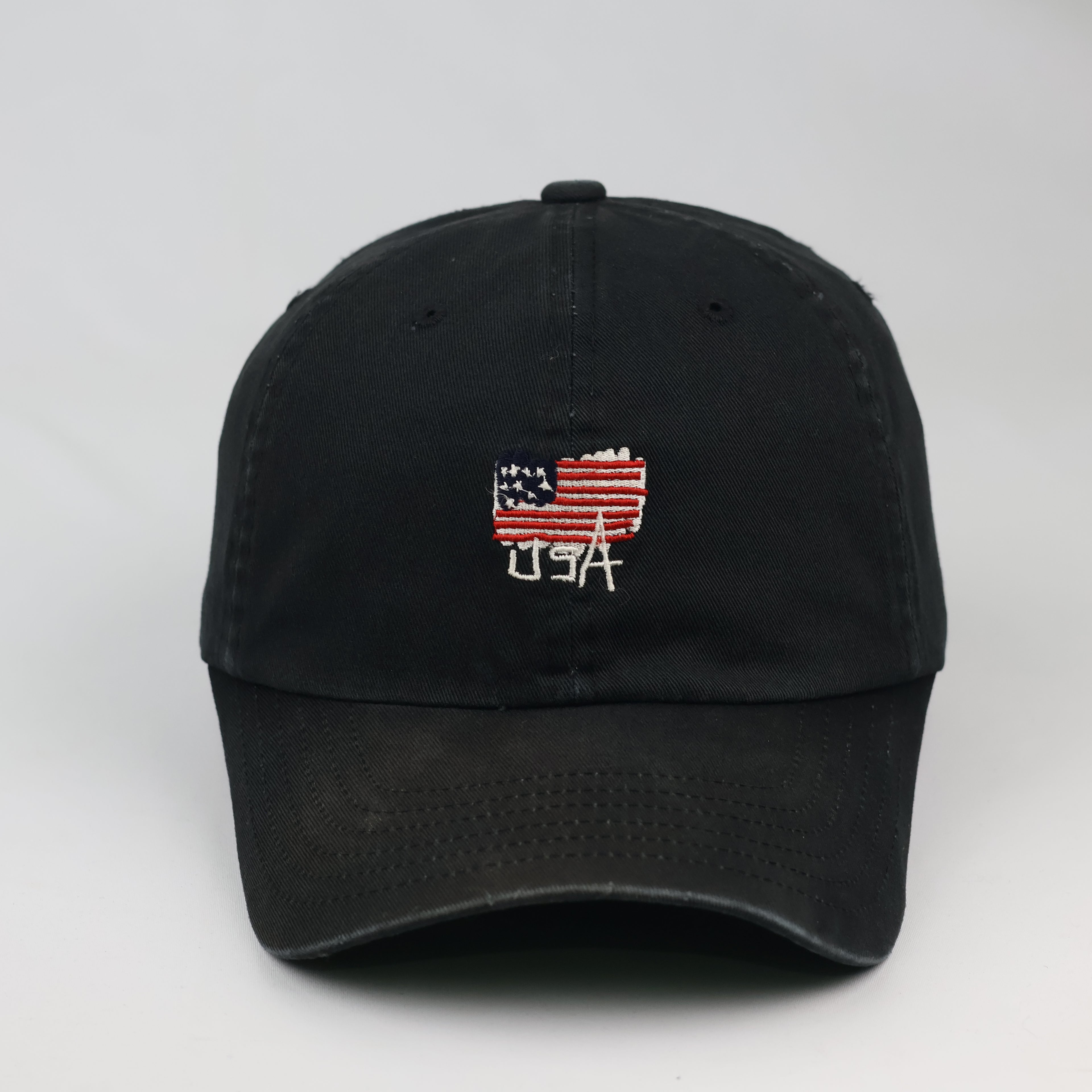 Thrifted Cap10 The Unique Leader American Flag Baseball Cap