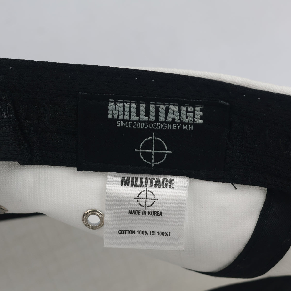 Thrifted Millitage Custom Streetwear Camp Cap with Supreme Box Logo  (56-57cm) | 10411