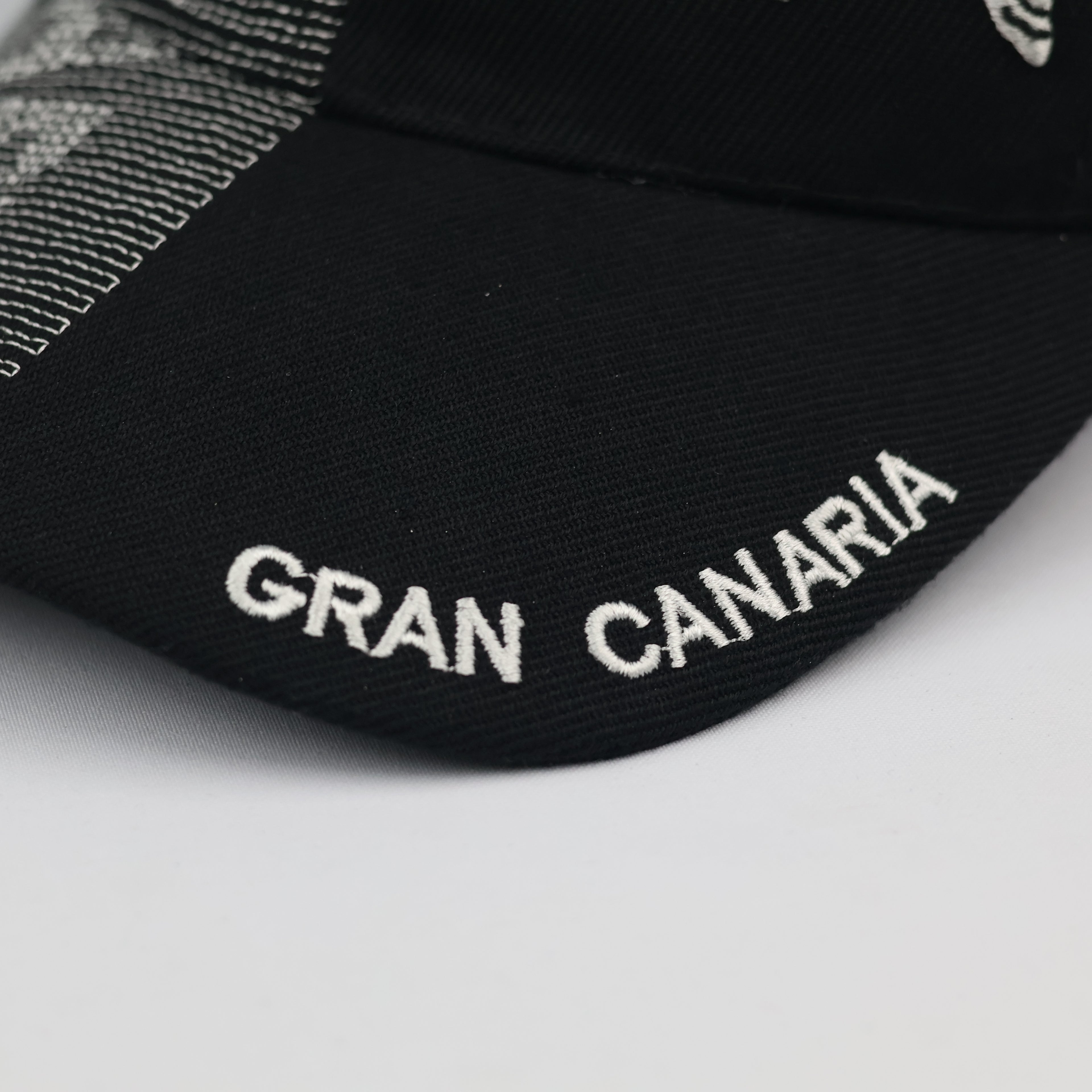 Embroidered Dual Dolphin Baseball Cap - Black Graphic Stitch Hat
