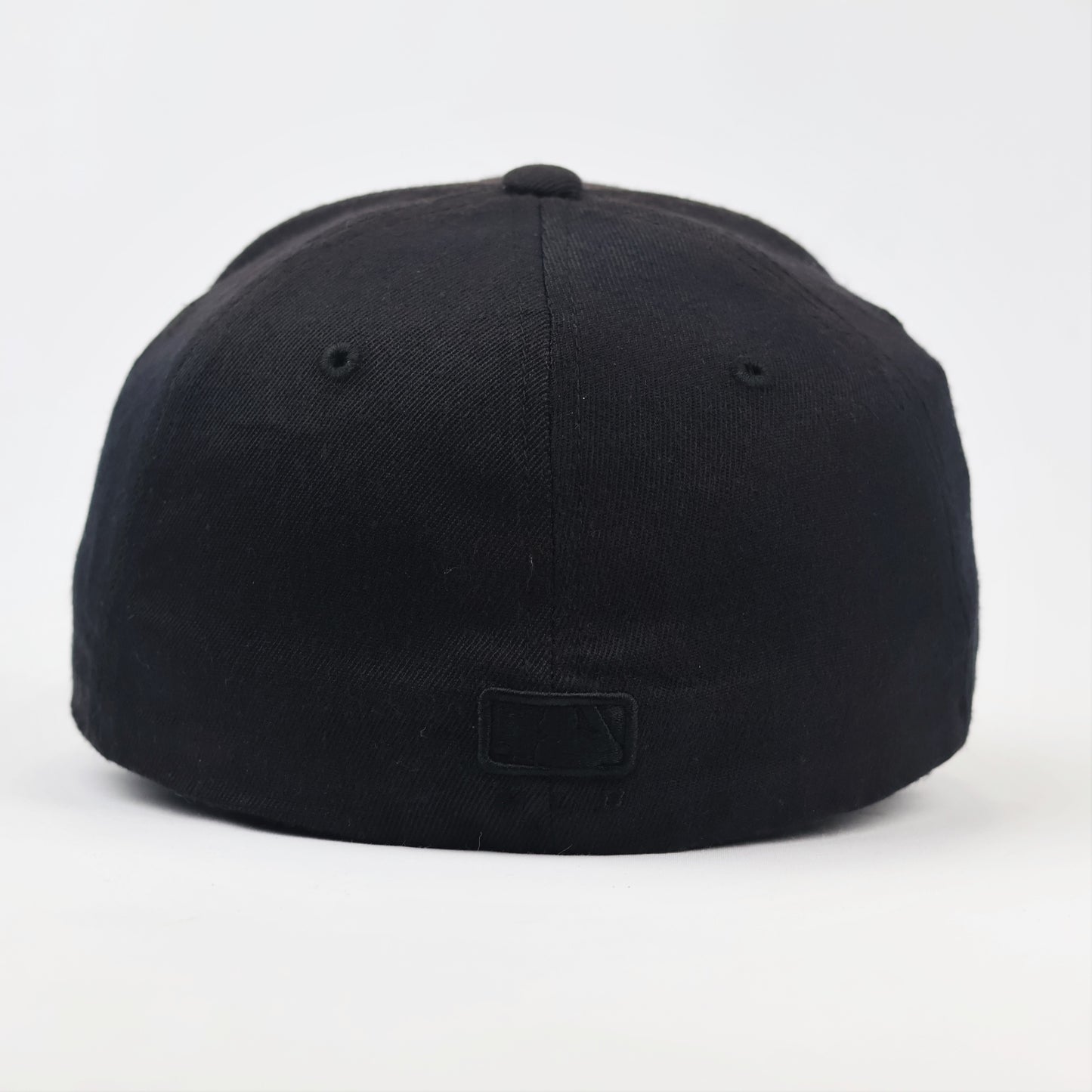 Official MLB New York Yankees Fitted Thrifted Cap - Black on Black NY Logo