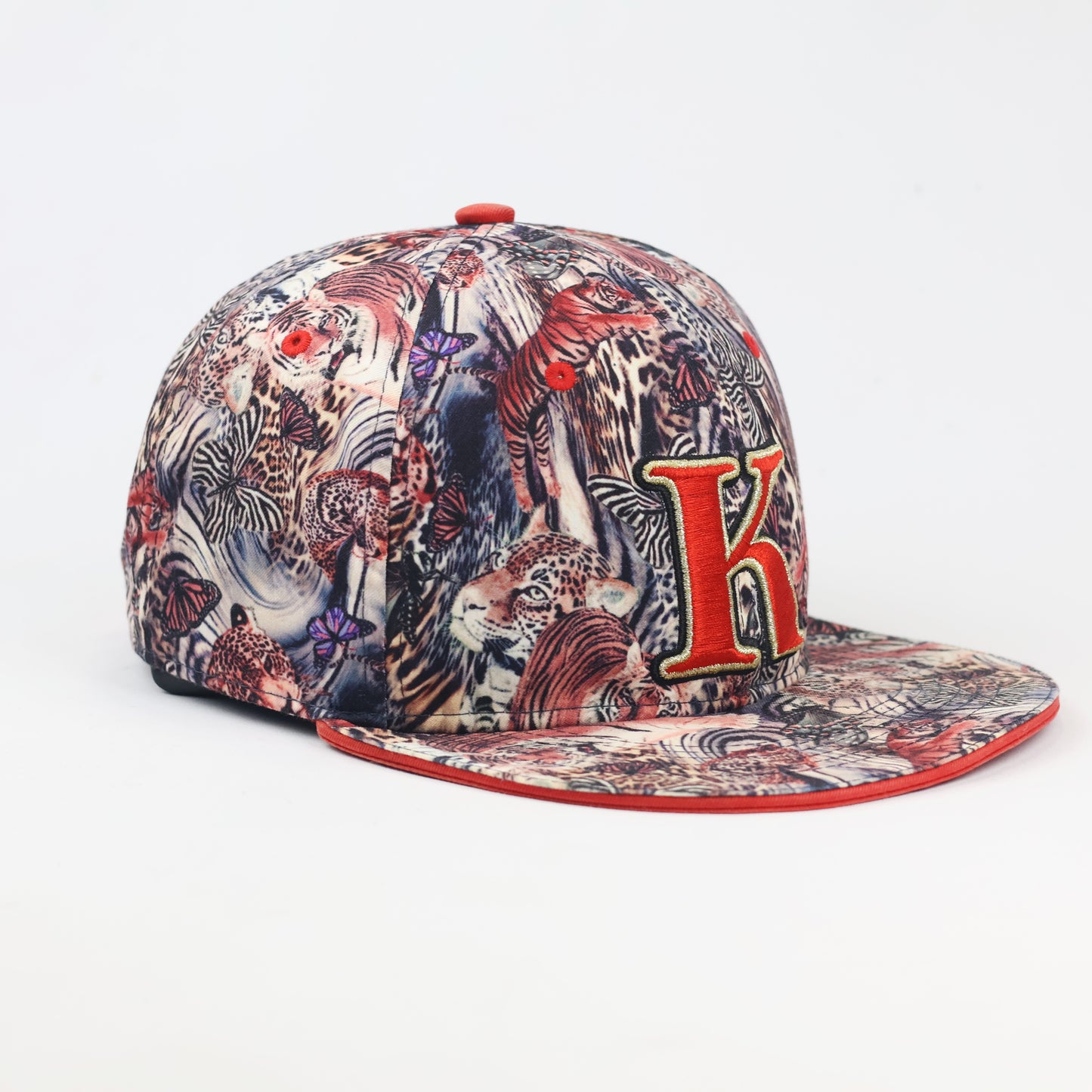 Vintage SMB Super Massive Bound Animal Print Thrifted Snapback Hat