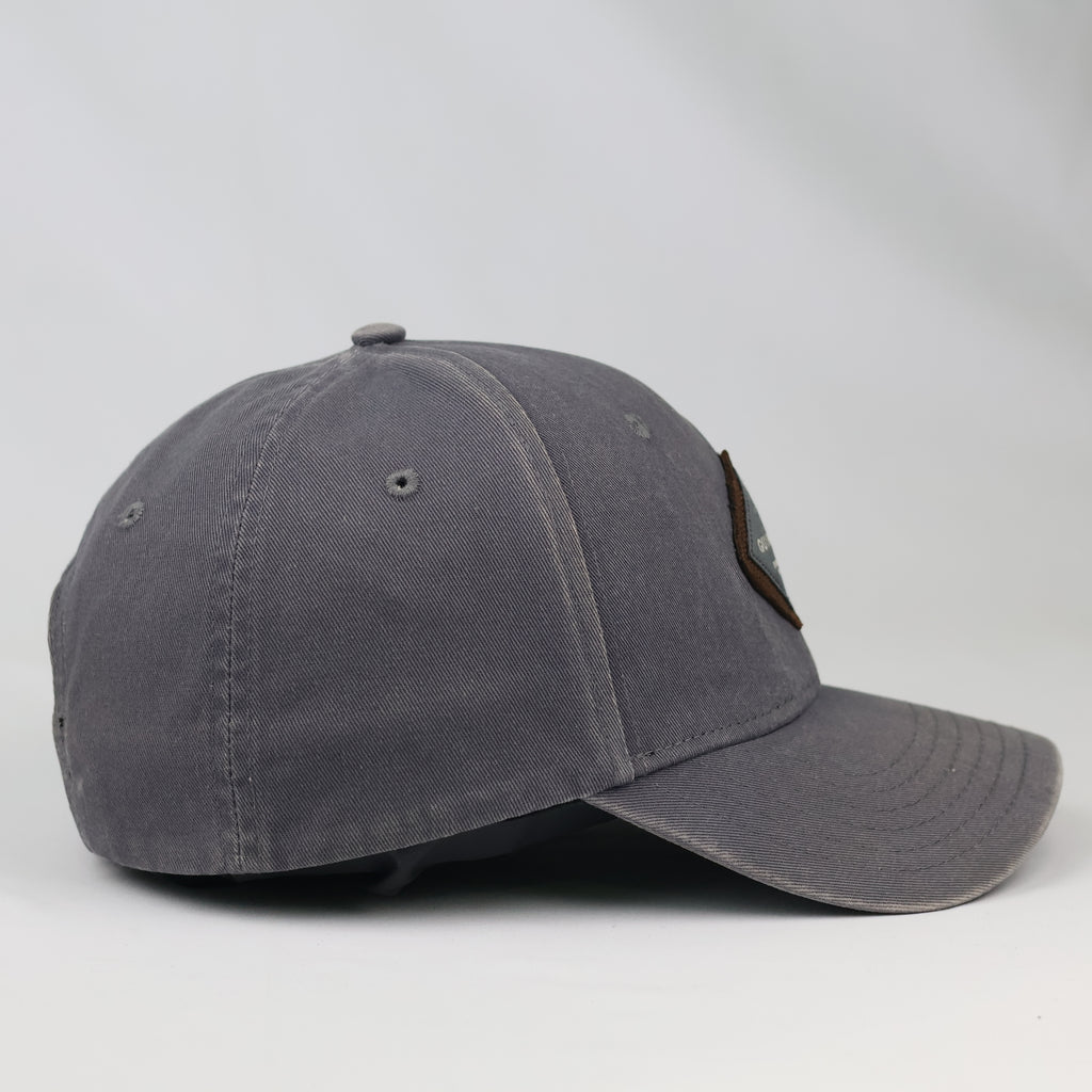 Quiksilver Grey Adjustable Cap | Casual Cotton Snapback Hat 56-58 cm