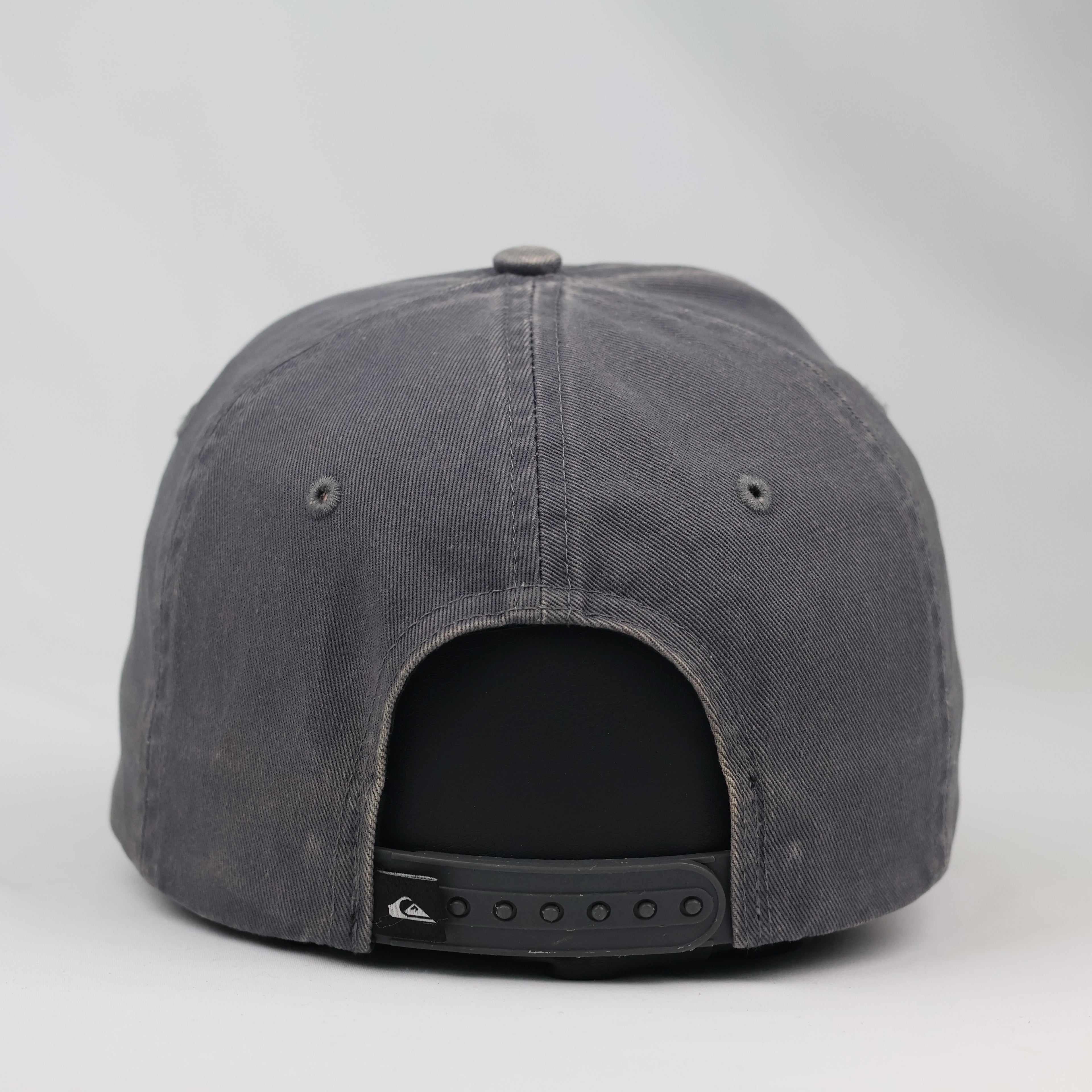 Quiksilver Grey Adjustable Cap | Casual Cotton Snapback Hat 56-58 cm