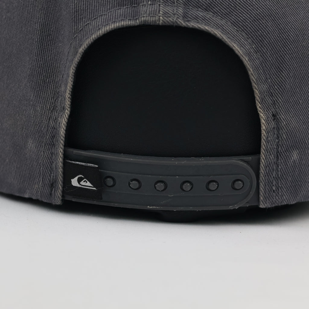 Quiksilver Grey Adjustable Cap | Casual Cotton Snapback Hat 56-58 cm