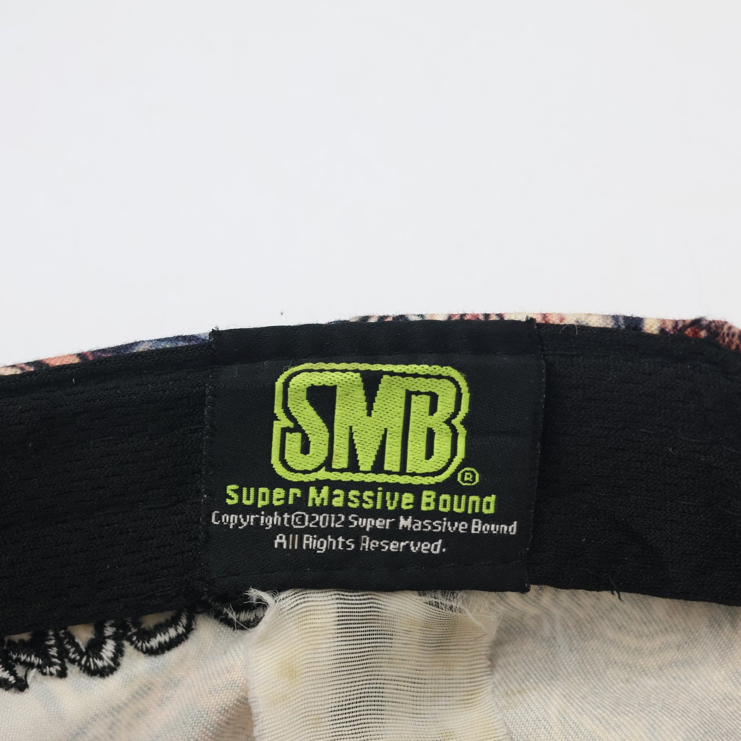 Vintage SMB Super Massive Bound Animal Print Thrifted Snapback Hat
