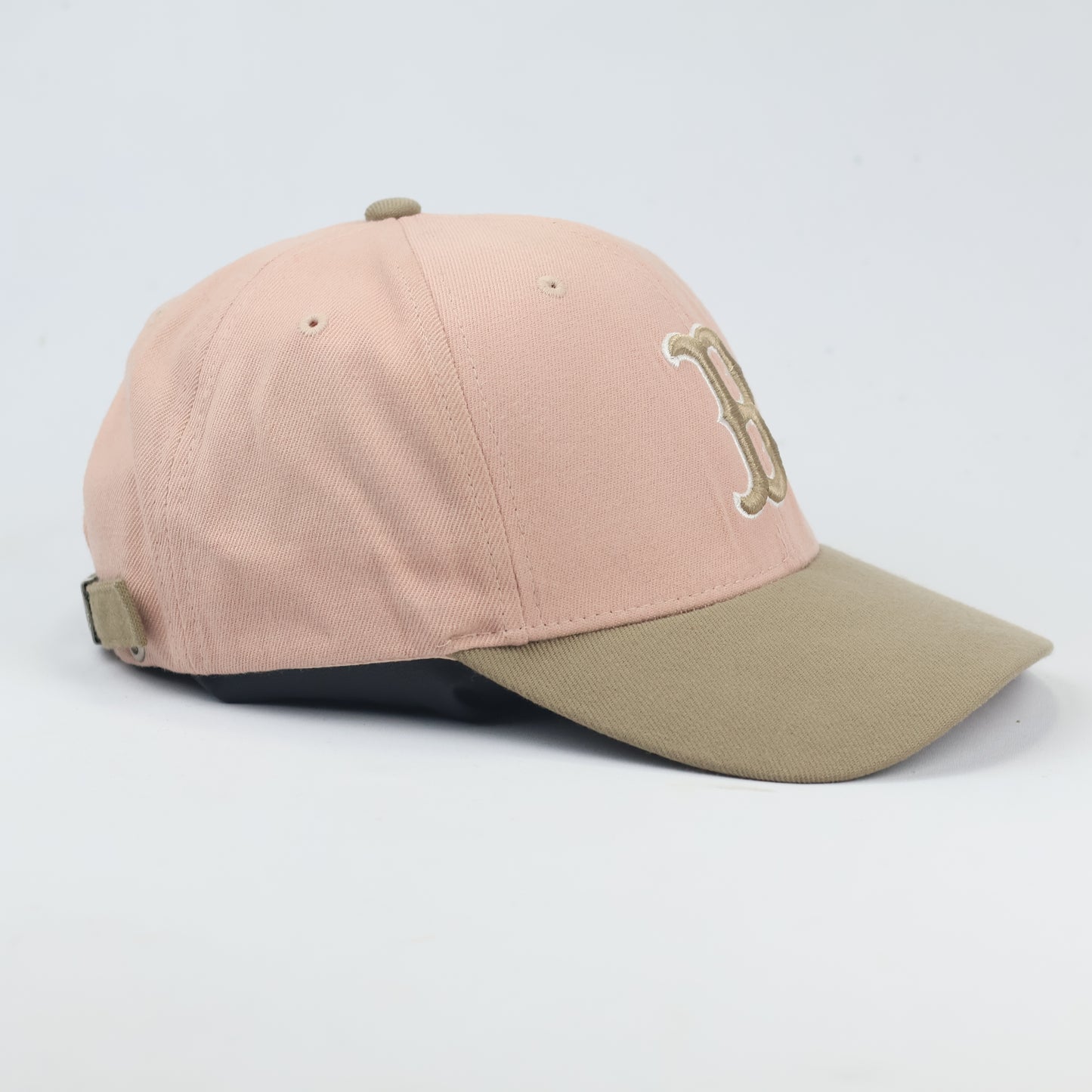 Boston Red Sox Embroidered Pink Thrifted Snapback Cap with Red Sox Underbrim