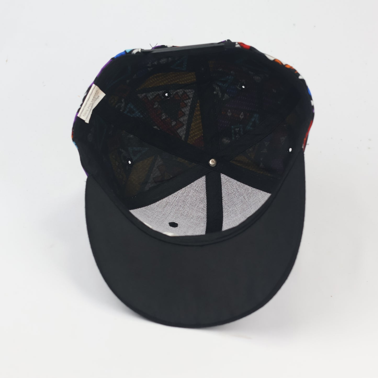 MDIV Streetwear Snapback Hat - Vibrant Geometric Print Cap