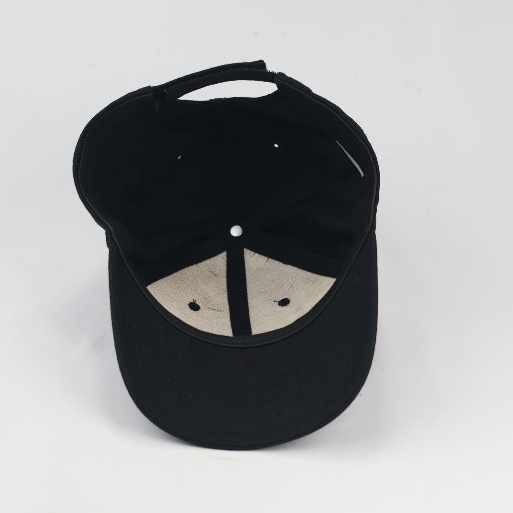 Quiksilver Red Box Logo Adjustable Thrifted Hat - Black