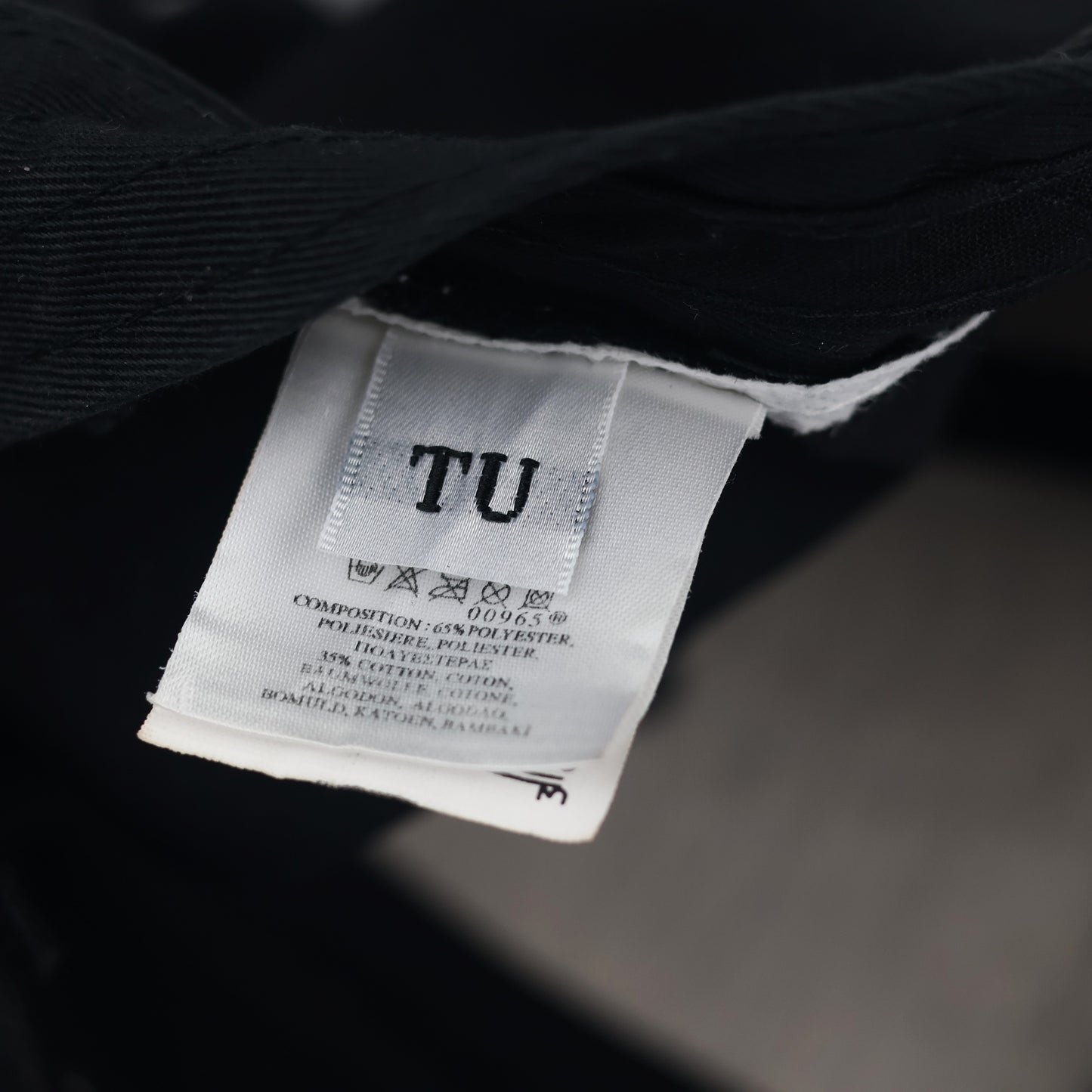 Quiksilver Red Box Logo Adjustable Thrifted Hat - Black