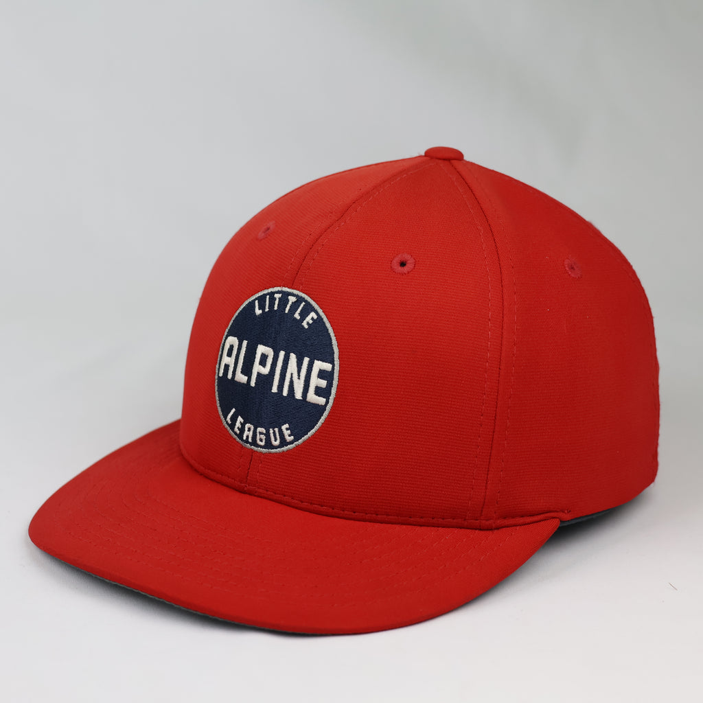 Vintage Richardson Red Baseball Cap - Little Alpine League Embroidered Hat
