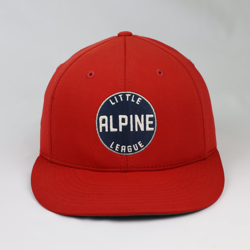 Vintage Richardson Red Baseball Cap - Little Alpine League Embroidered Hat