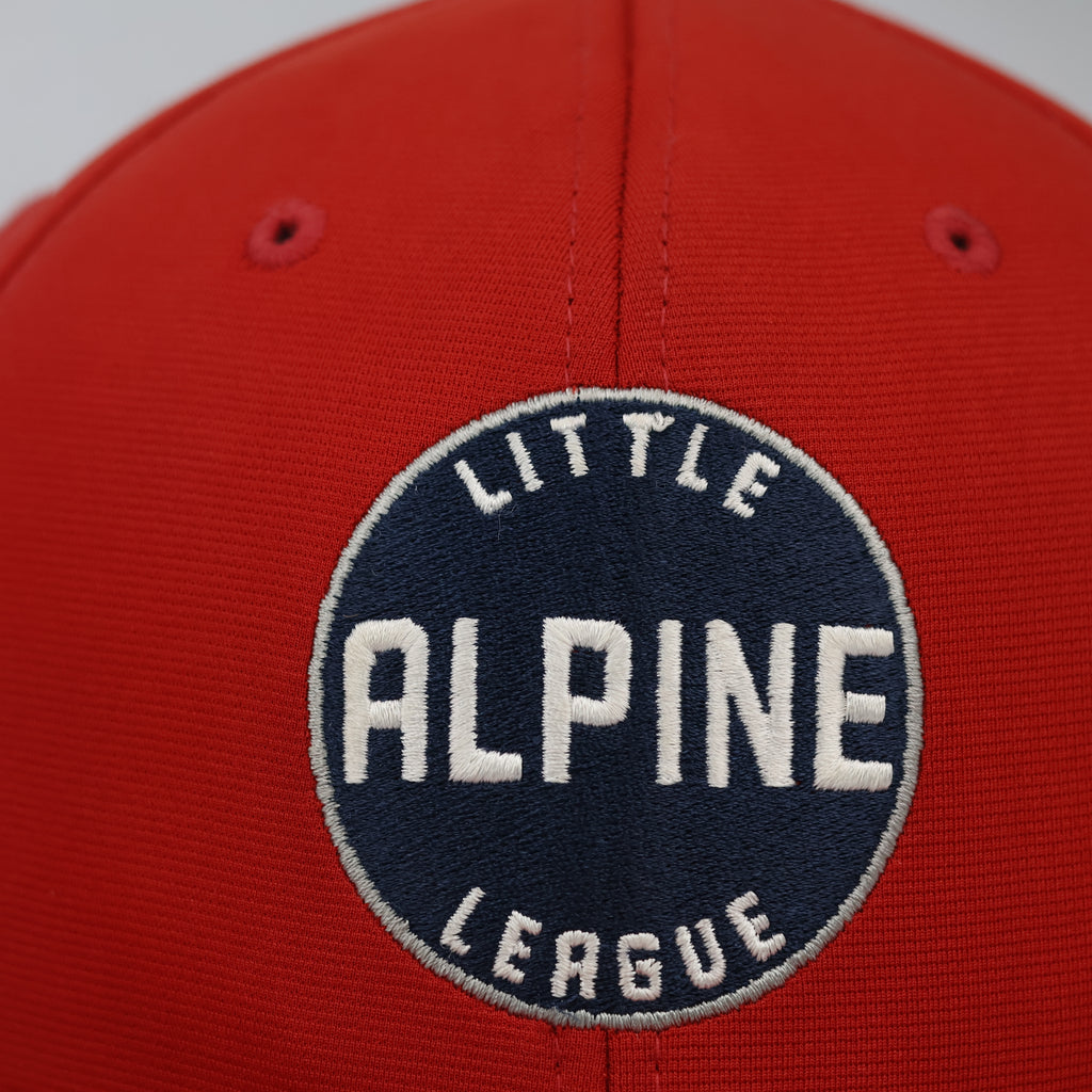 Vintage Richardson Red Baseball Cap - Little Alpine League Embroidered Hat
