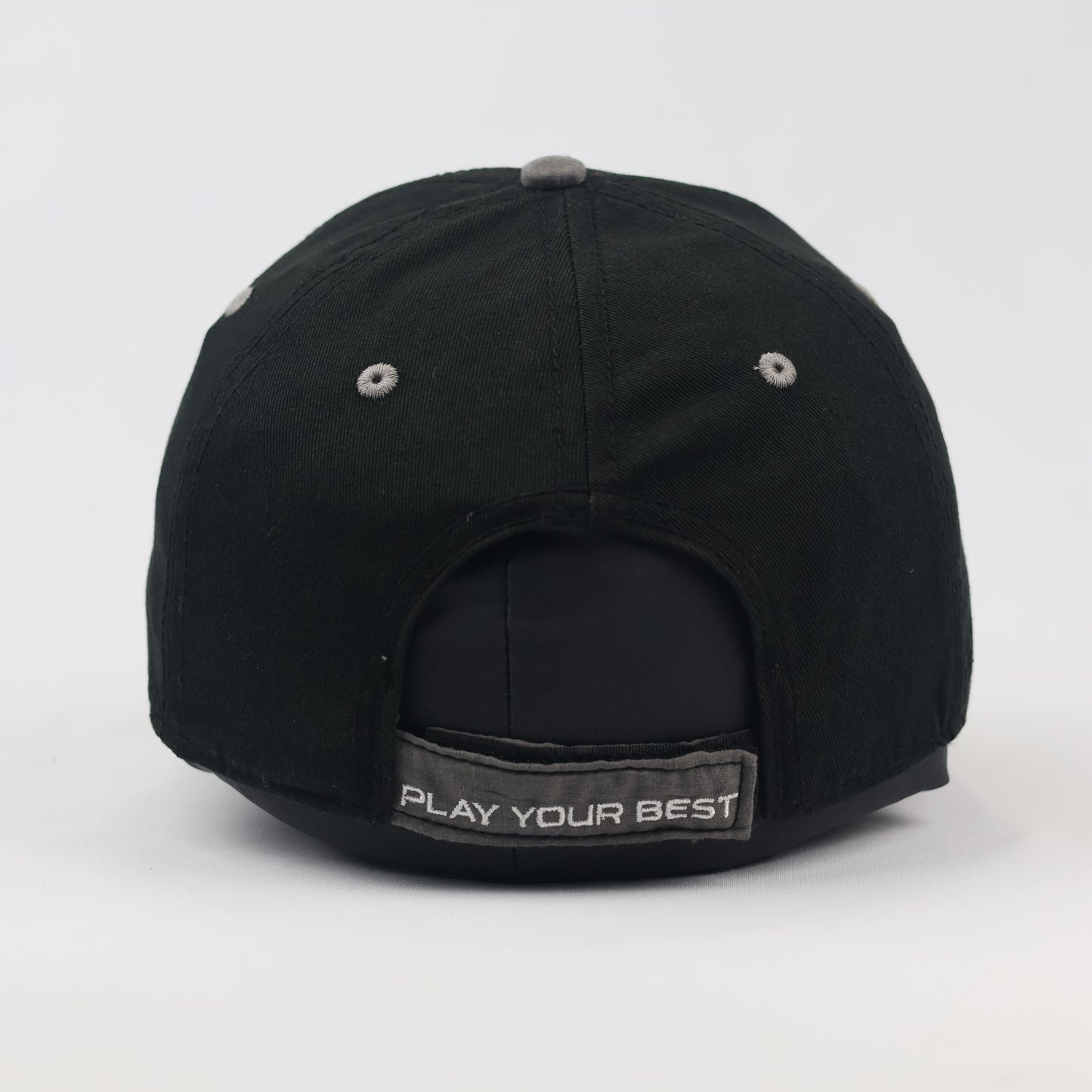 Thrifted PING GOLF "Play Your Best" Black Thrifted Adjustable Baseball Cap