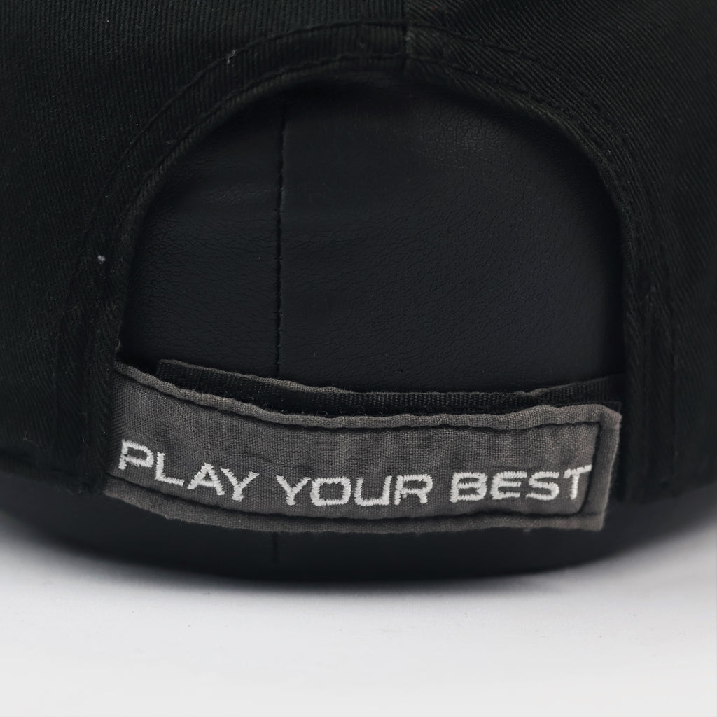 Thrifted PING GOLF "Play Your Best" Black Thrifted Adjustable Baseball Cap