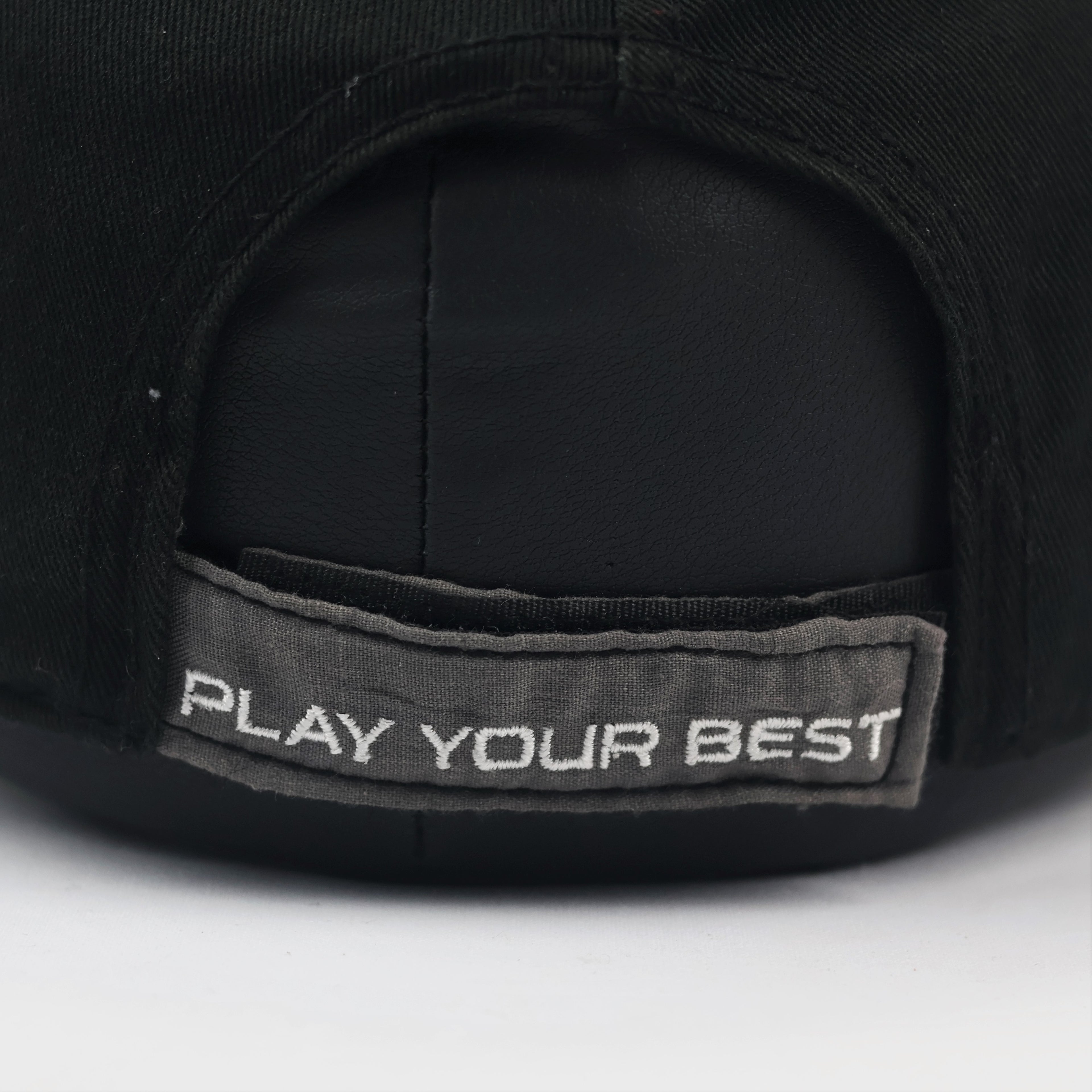 Thrifted PING GOLF "Play Your Best" Black Thrifted Adjustable Baseball Cap