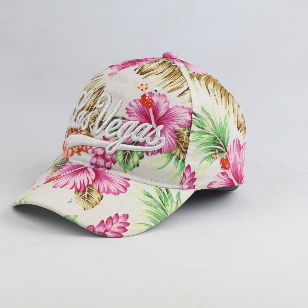 Thrifted Hawaiian Print Las Vegas Souvenir Cap (56-57cm) | 10410