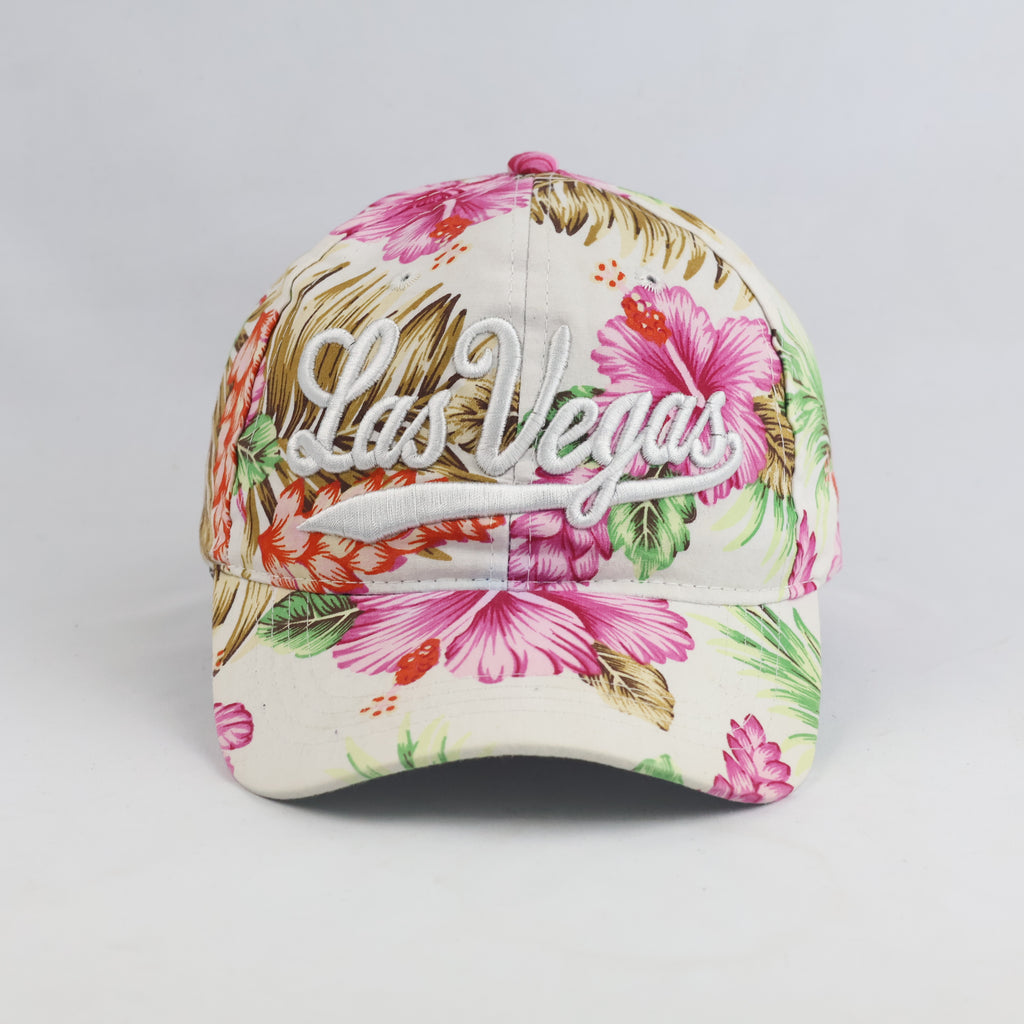 Thrifted Hawaiian Print Las Vegas Souvenir Cap (56-57cm) | 10410
