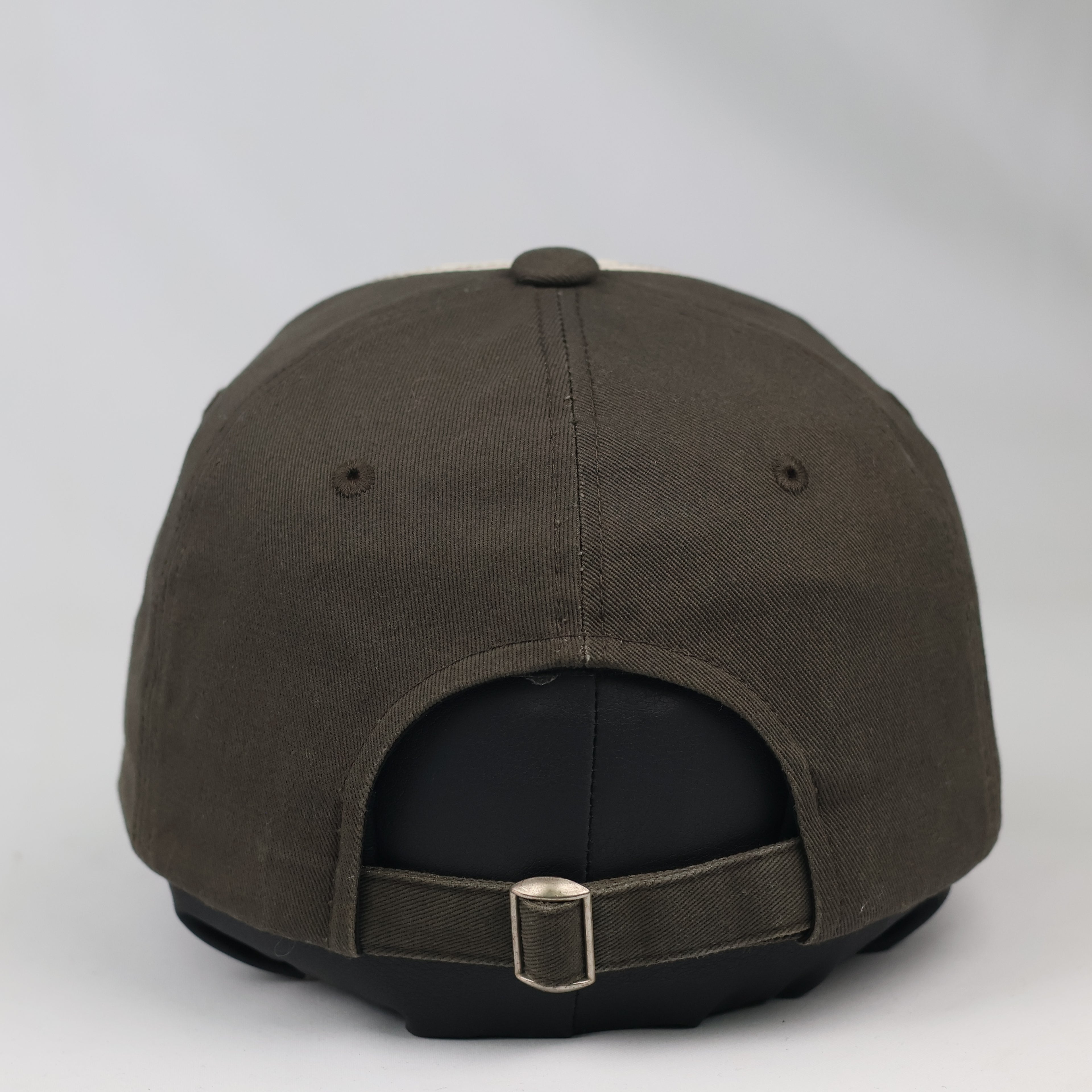 Two-Tone Mr Donothing Graphic Cap - Vintage Earth Tone Dad Hat