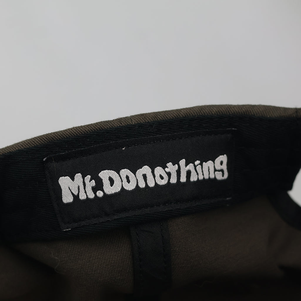 Two-Tone Mr Donothing Graphic Cap - Vintage Earth Tone Dad Hat