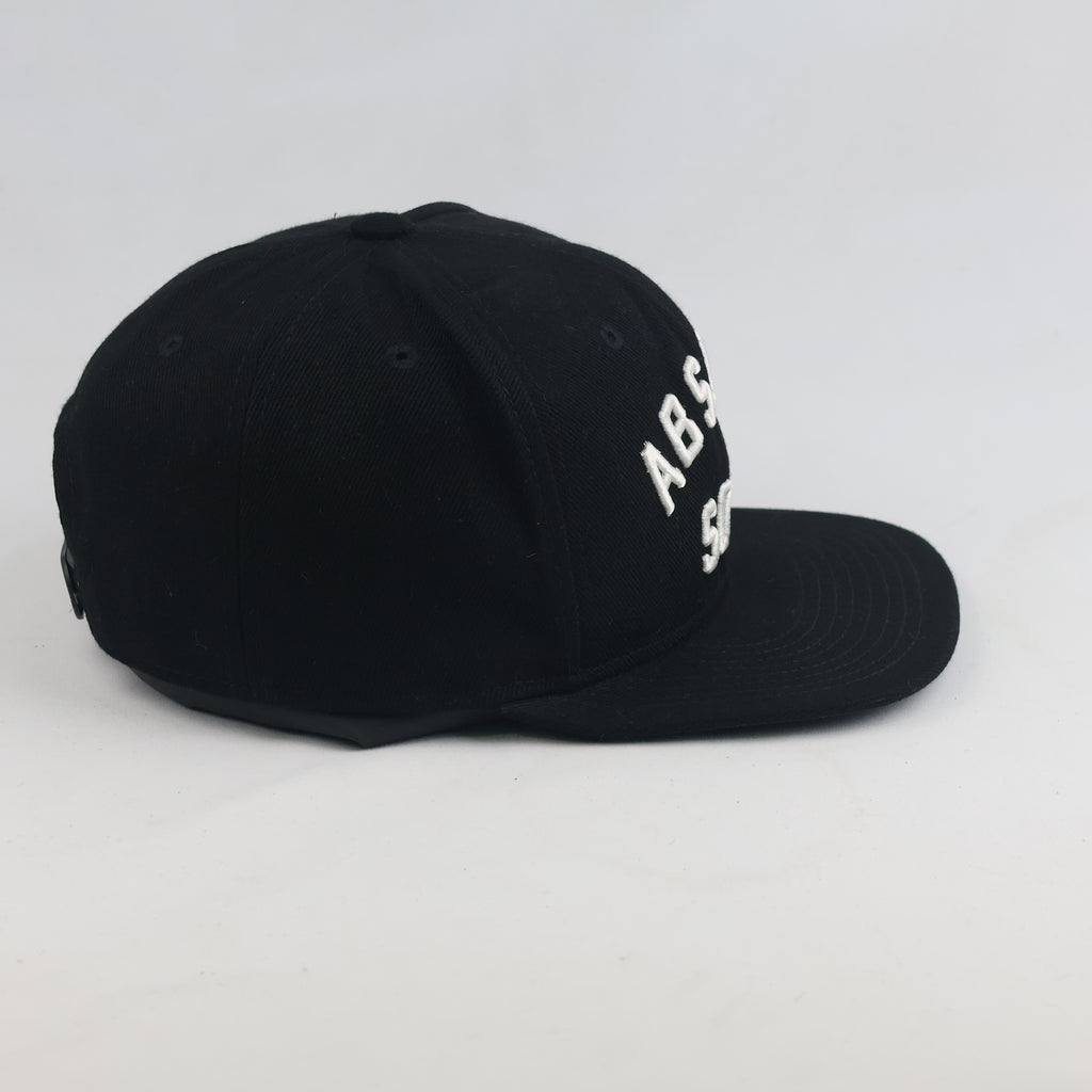 Thrifted Black and White Absolut Soda Adjustable Snapback (54-55cm)| 10417