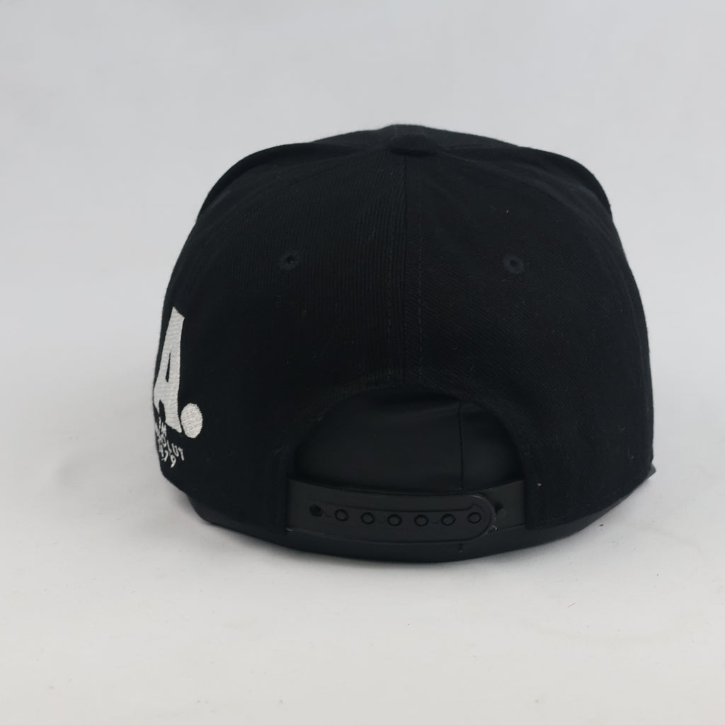 Thrifted Black and White Absolut Soda Adjustable Snapback (54-55cm)| 10417