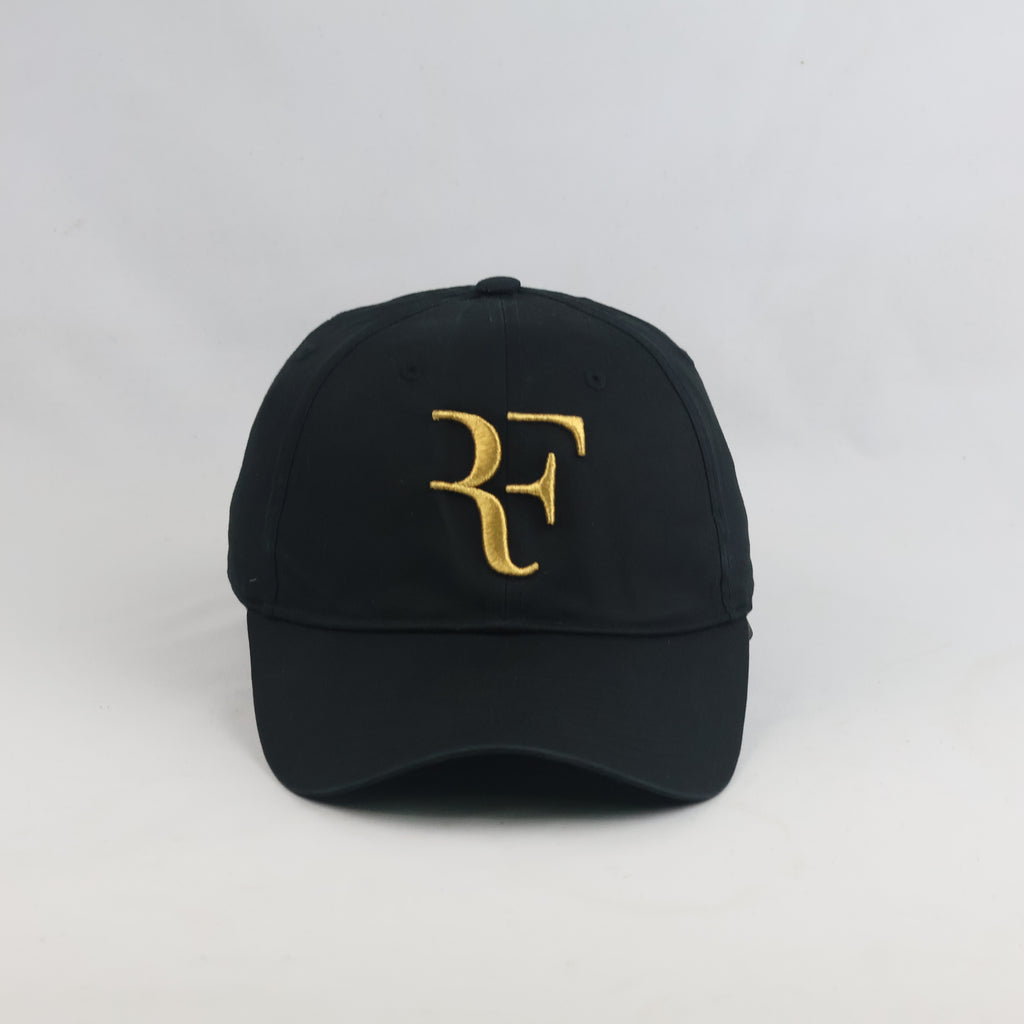 Thrifted Roger Federer RF Black Cotton Dad Hat (57-58cm) | 10409
