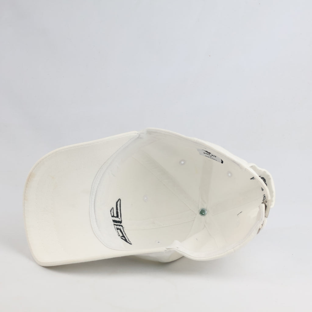 Thrifted ROC FIT White Strapback Hat Made in Korea (57-59cm) | 10403