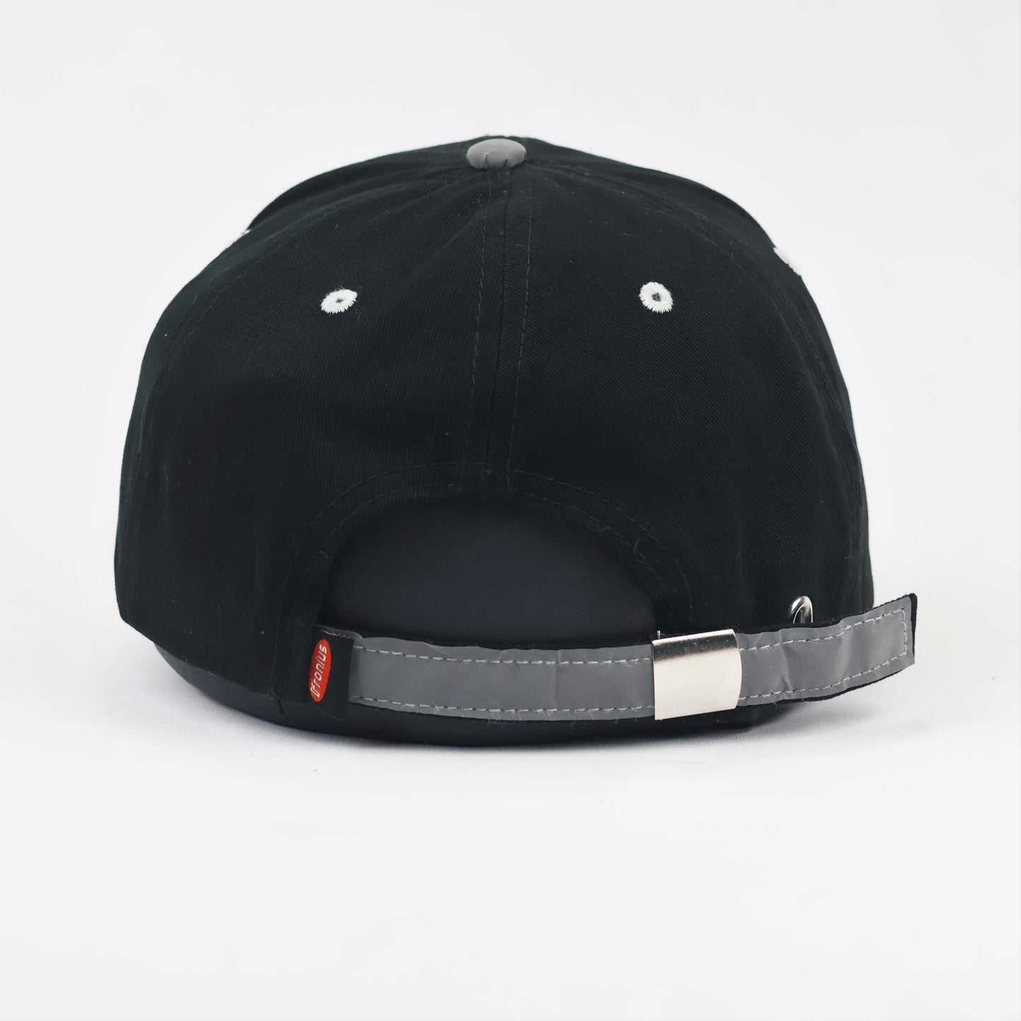 Groupe SETIN Baseball Cap – Black & Red Accents – Reflected Backstrap