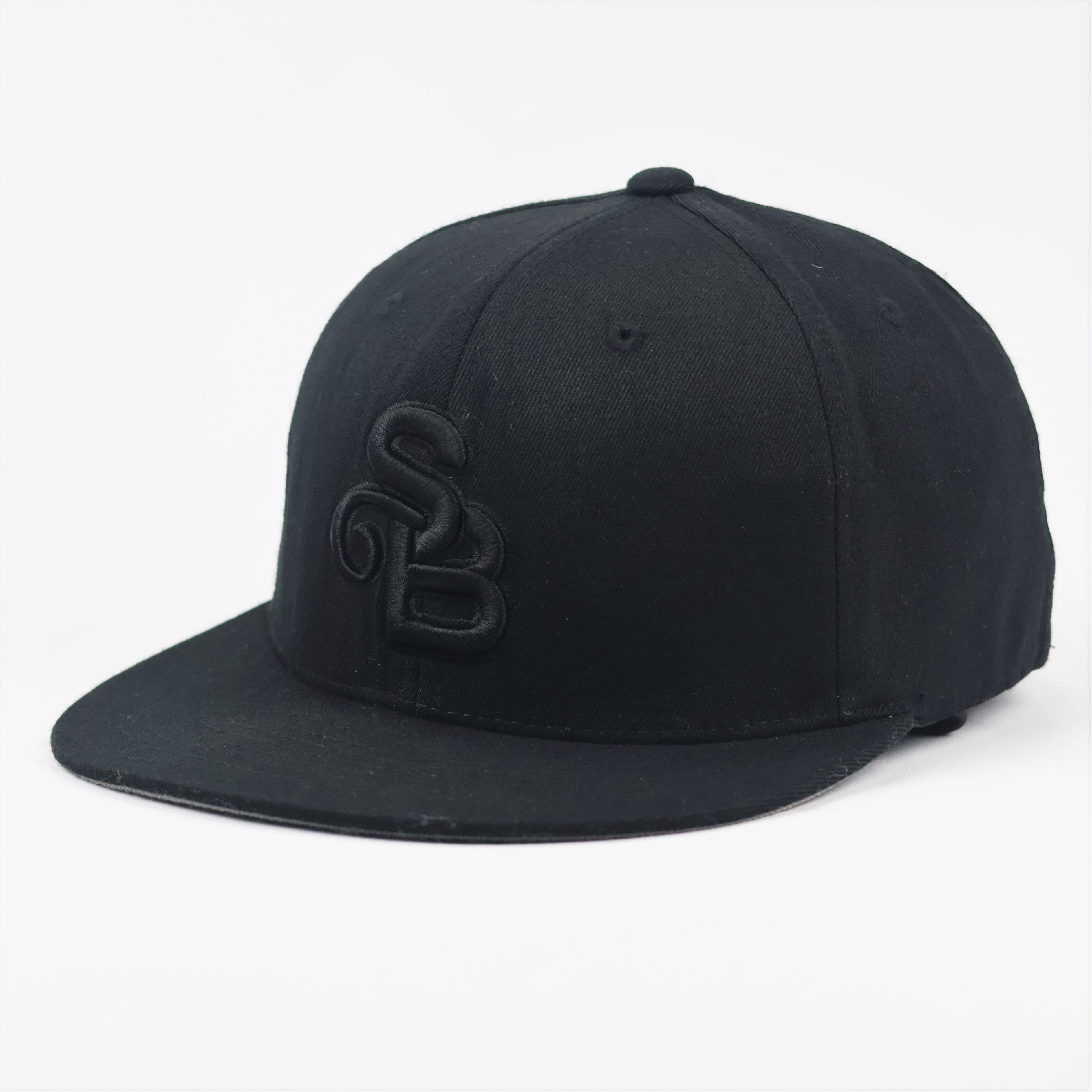 Vintage Sun Bum Black Thrifted Fitted Cap - "Protect Your Lazy Ass"