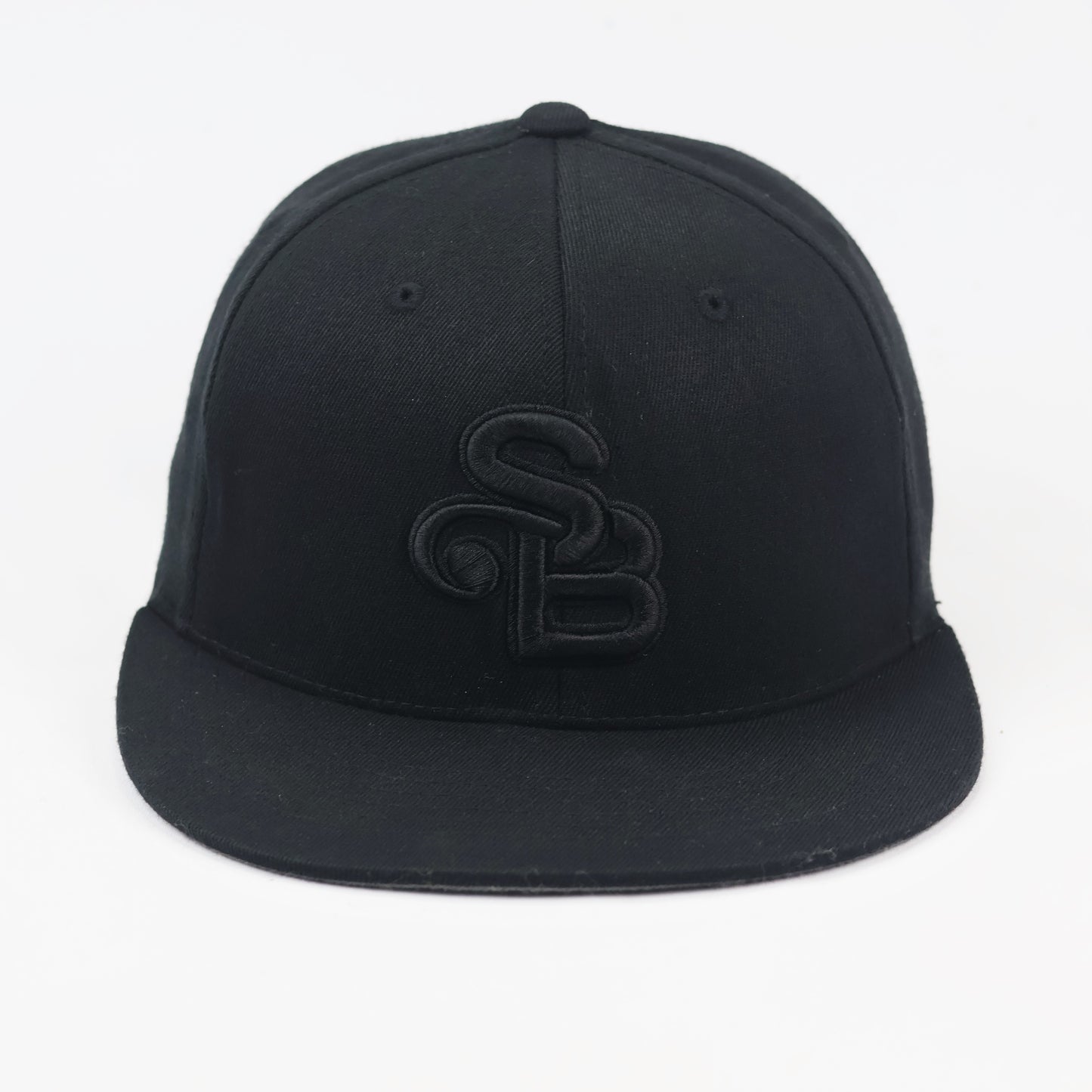 Vintage Sun Bum Black Thrifted Fitted Cap - "Protect Your Lazy Ass"