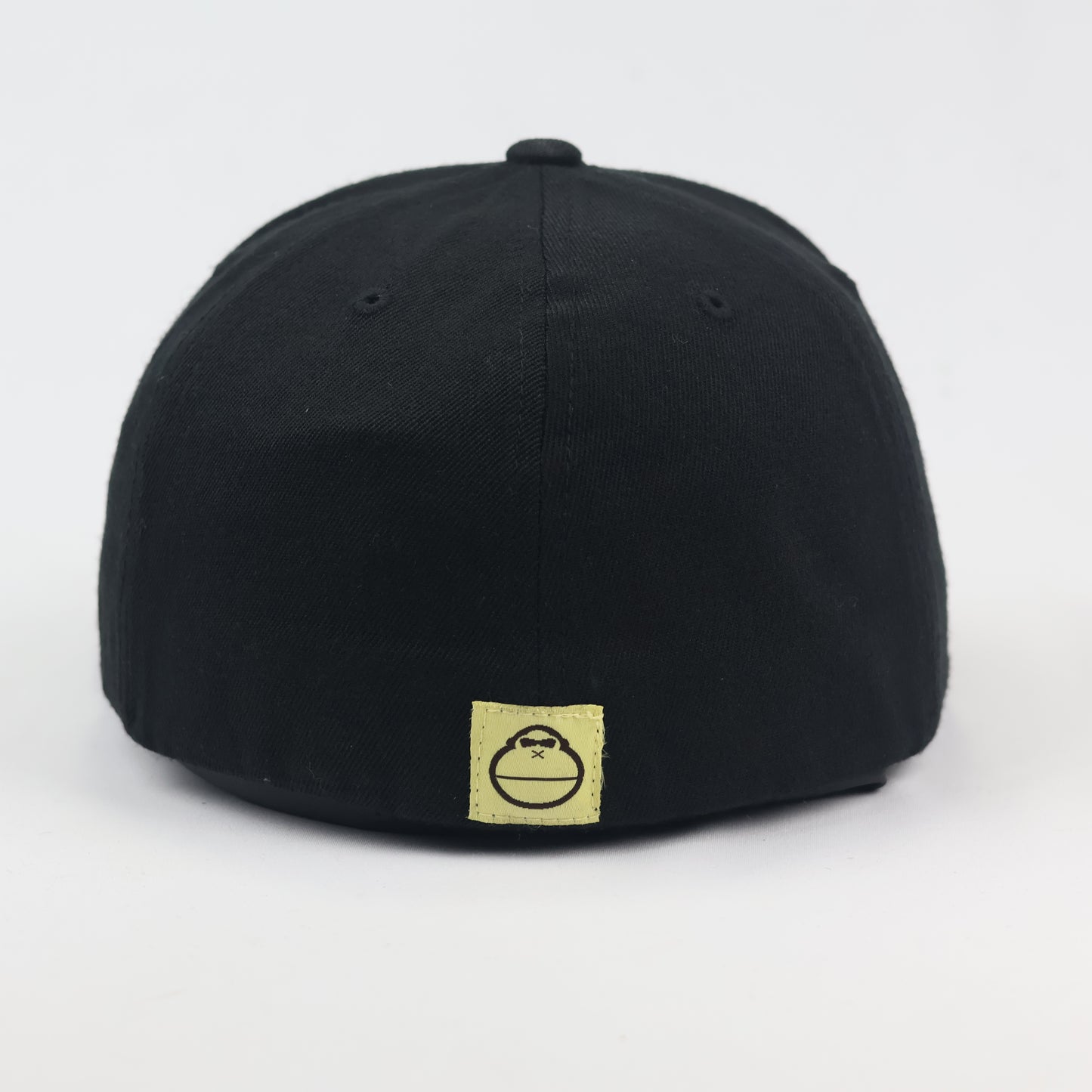 Vintage Sun Bum Black Thrifted Fitted Cap - "Protect Your Lazy Ass"