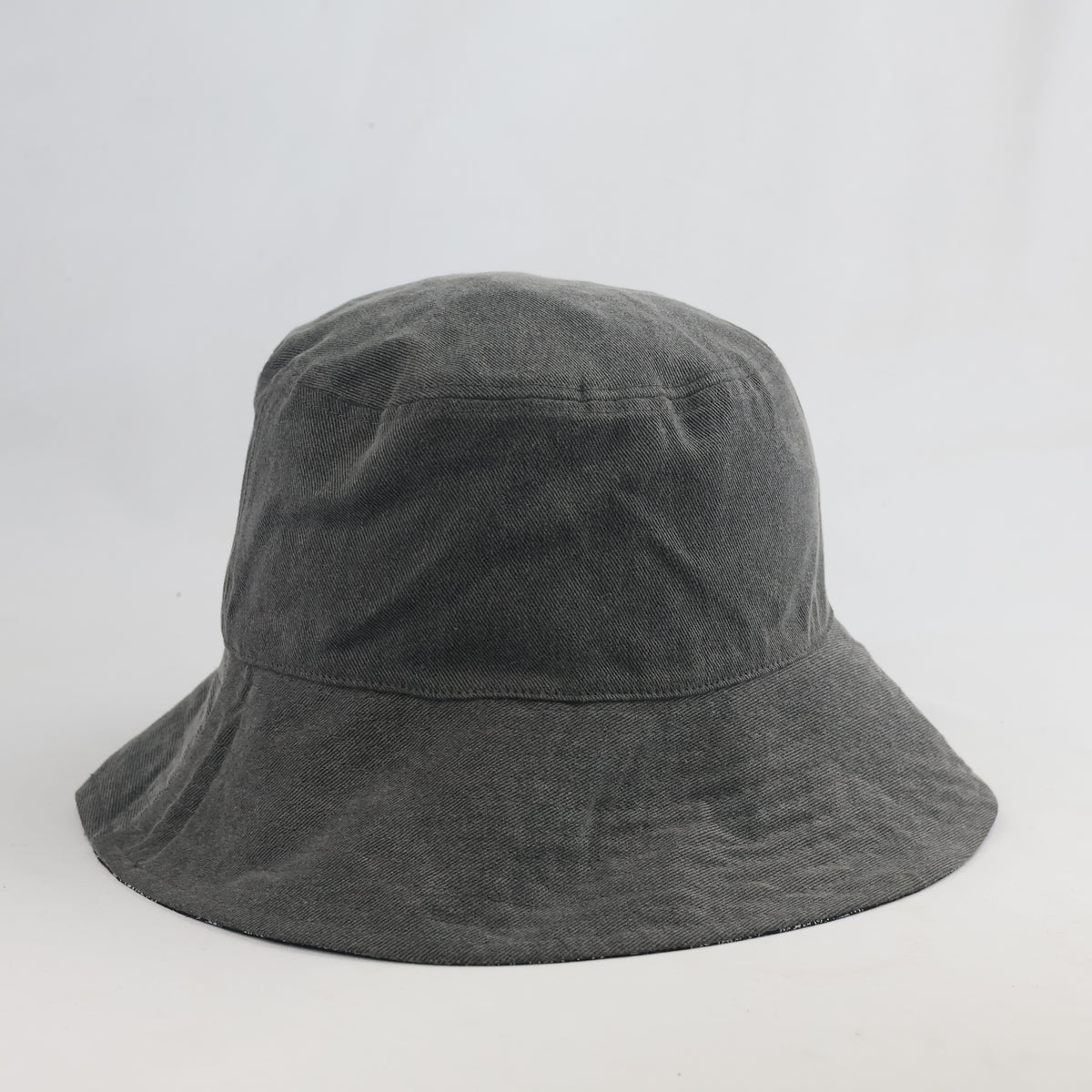 Thrifted 2-in-1 Faded Grey & Floral Print Sun Hat (57cm)