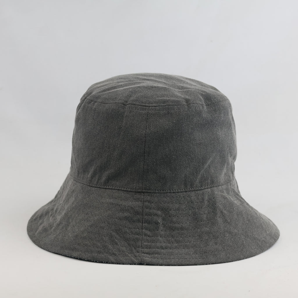 Thrifted 2-in-1 Faded Grey & Floral Print Sun Hat (57cm)