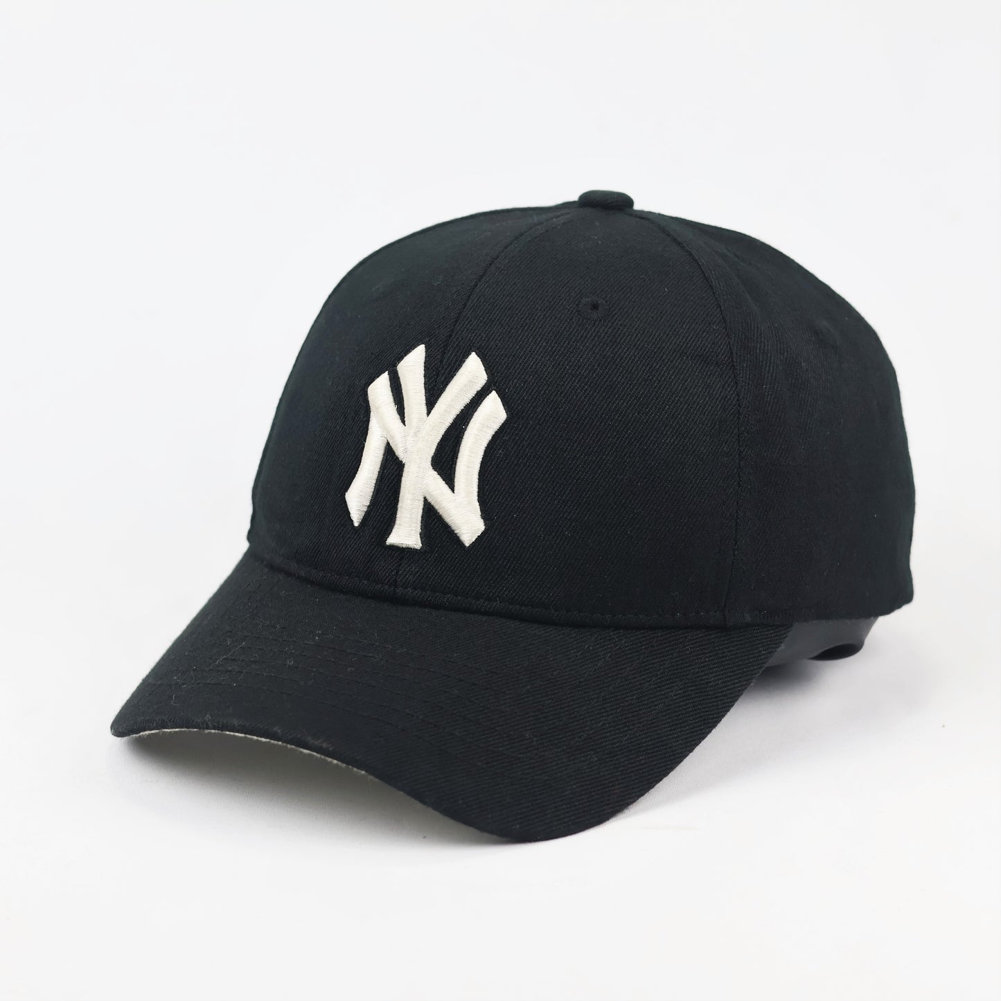 New York Yankees MLB Thrifted Cap - Classic Black NY Embroidered Hat