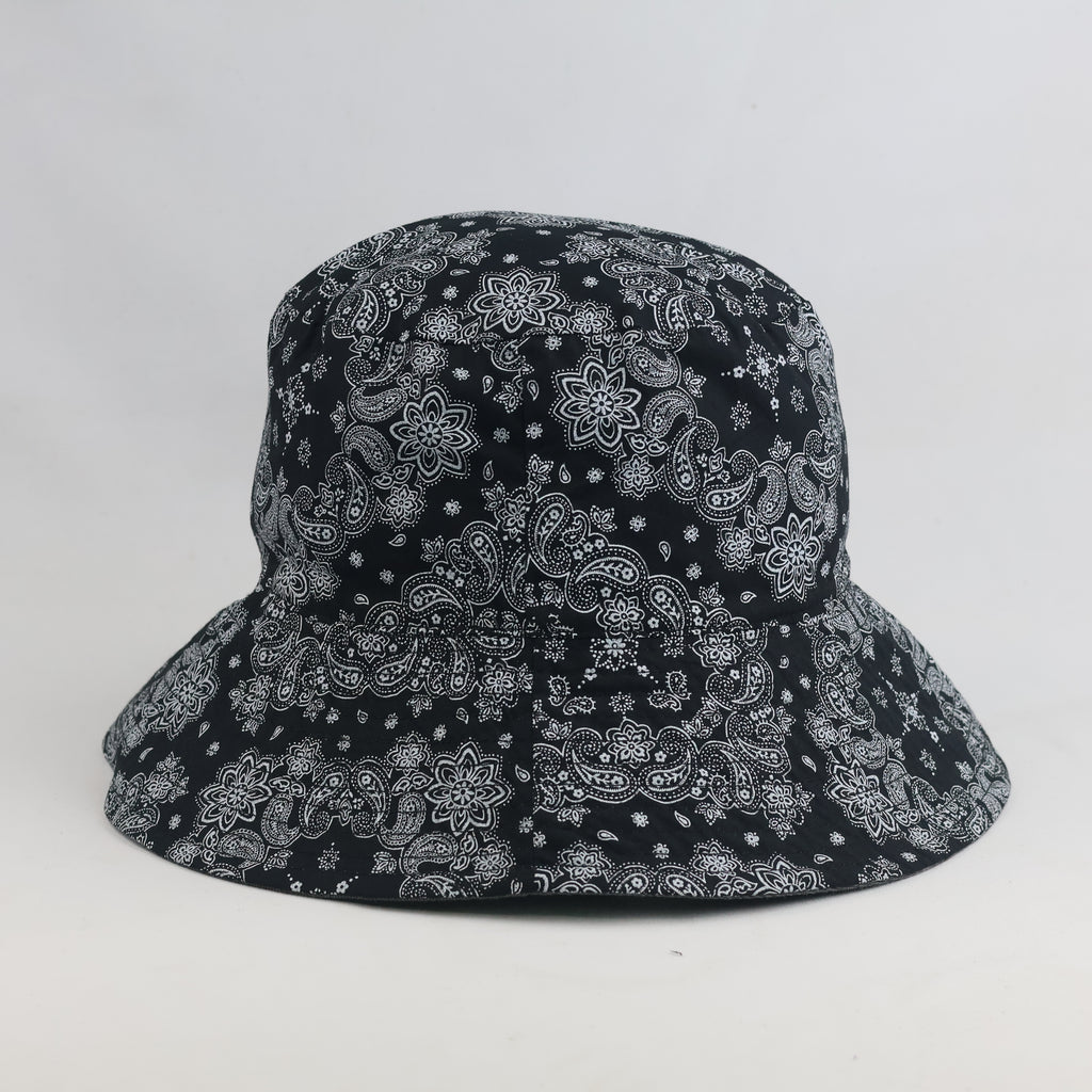 Thrifted 2-in-1 Faded Grey & Floral Print Sun Hat (57cm)