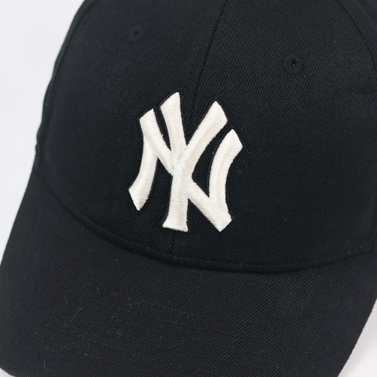 New York Yankees MLB Thrifted Cap - Classic Black NY Embroidered Hat