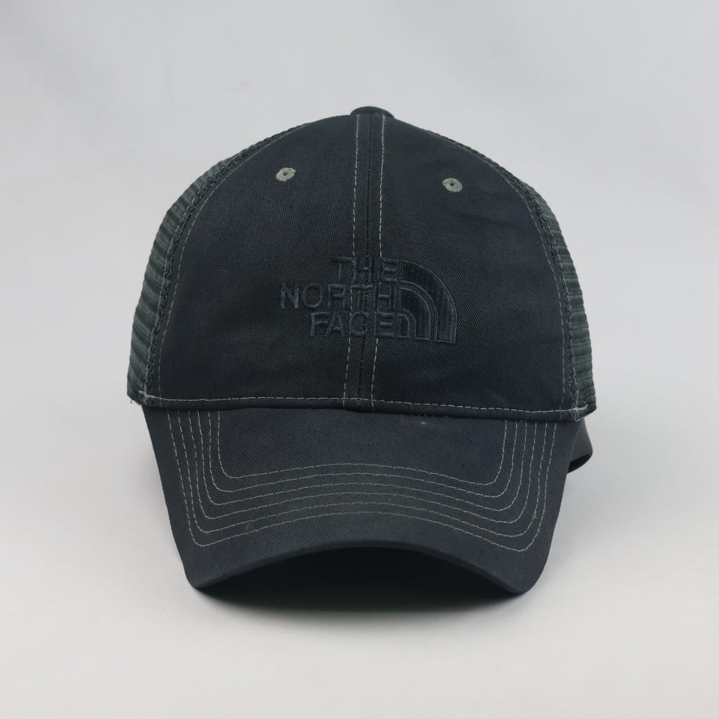 Thrifted Dark Grey The North Face Outdoor Trucker Baseball Hat (57-58cm) | 10425