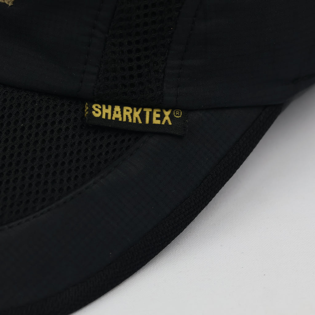Vintage Shark Mountain 8852M Sport Cap - Black Breathable Thrifted Mesh Hat