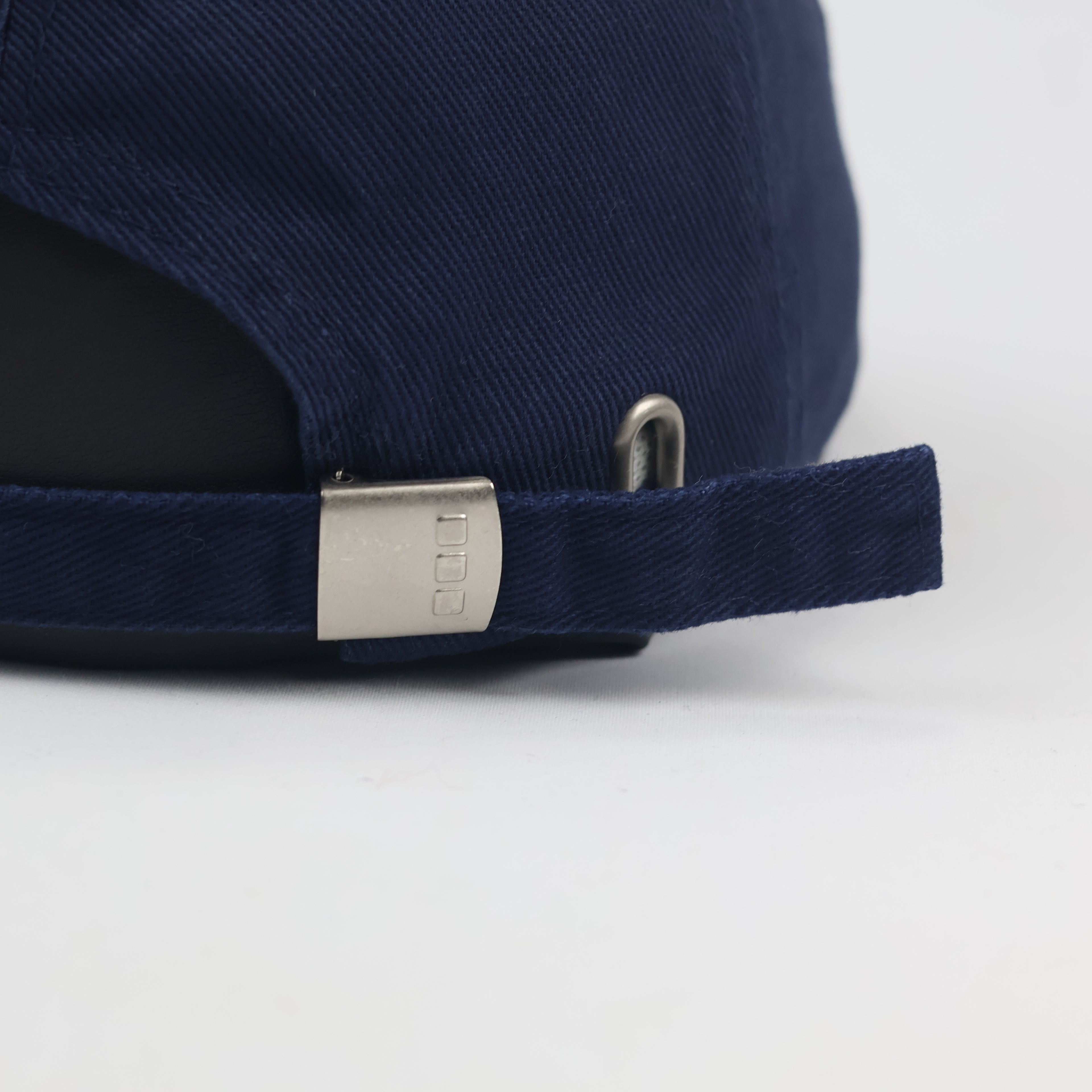 Vintage Style RICARD Yellow Script Navy Blue Thrifted Hat - Adjustable Sporty Cap