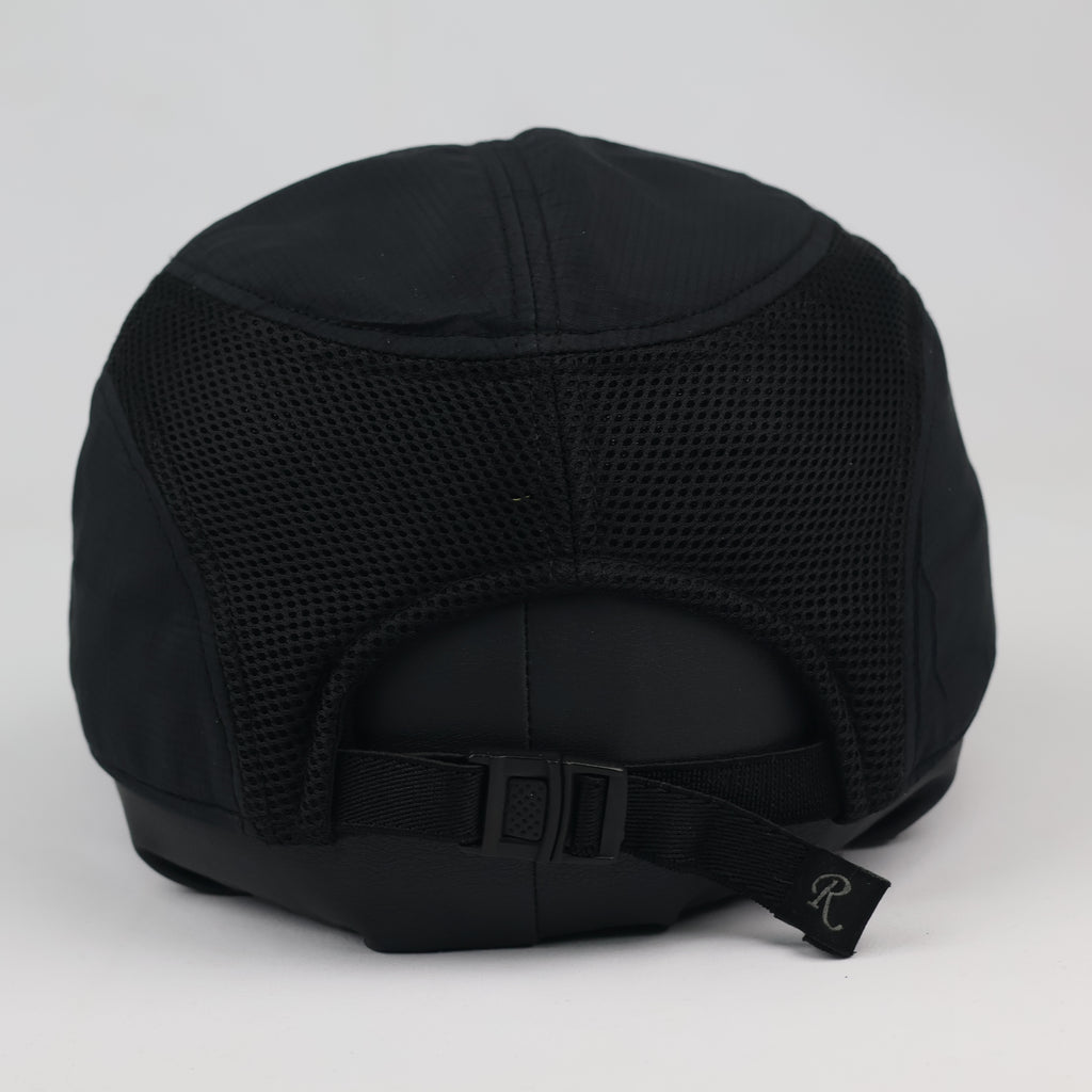 Vintage Shark Mountain 8852M Sport Cap - Black Breathable Thrifted Mesh Hat