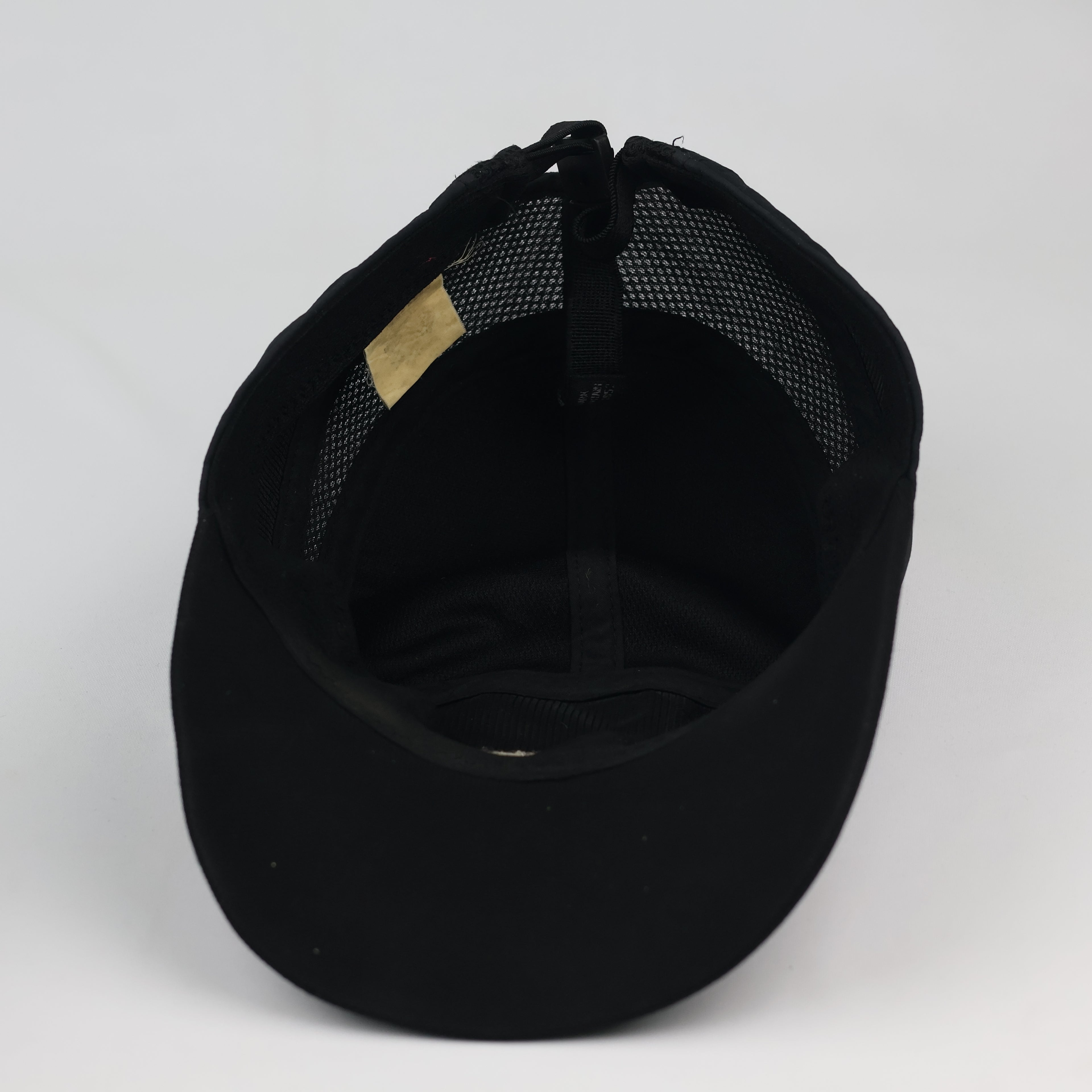 Vintage Shark Mountain 8852M Sport Cap - Black Breathable Thrifted Mesh Hat