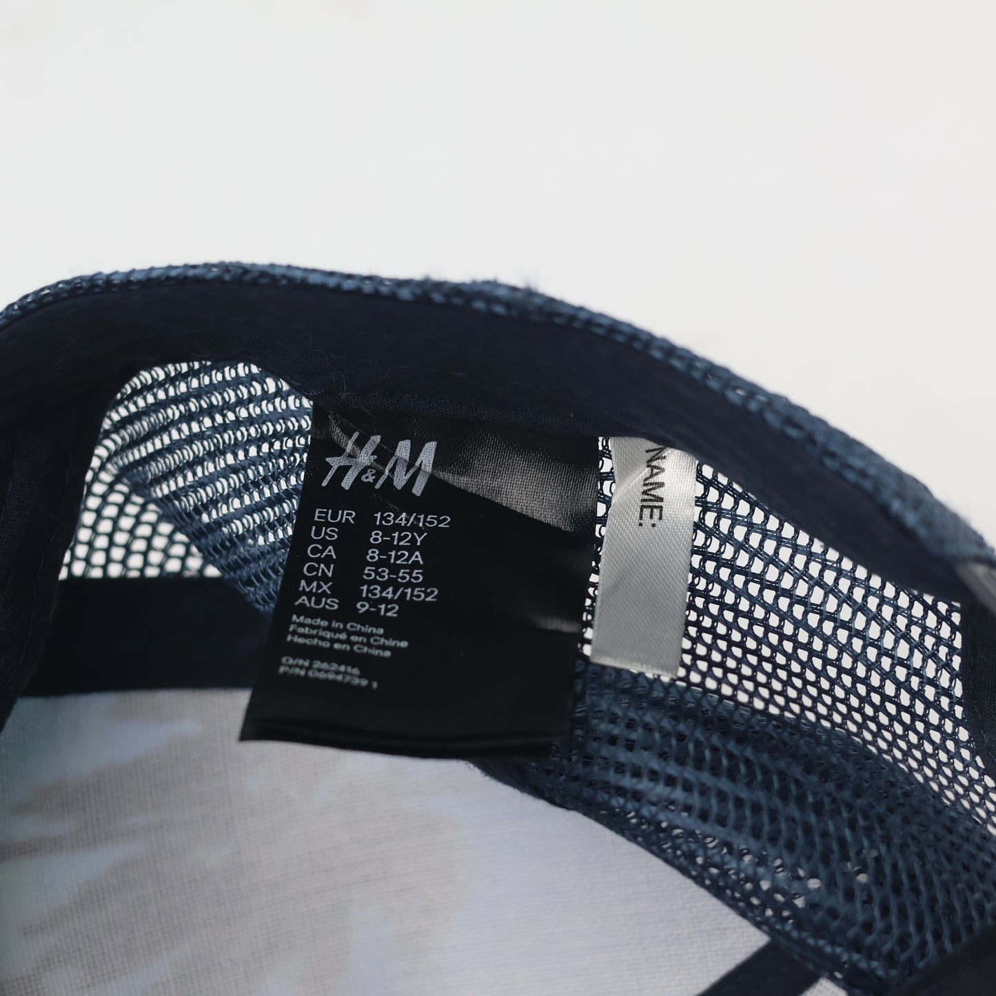 H&M "Thirty Six" Tropical Graphic Thrifted Hat - Adjustable Mesh Cap