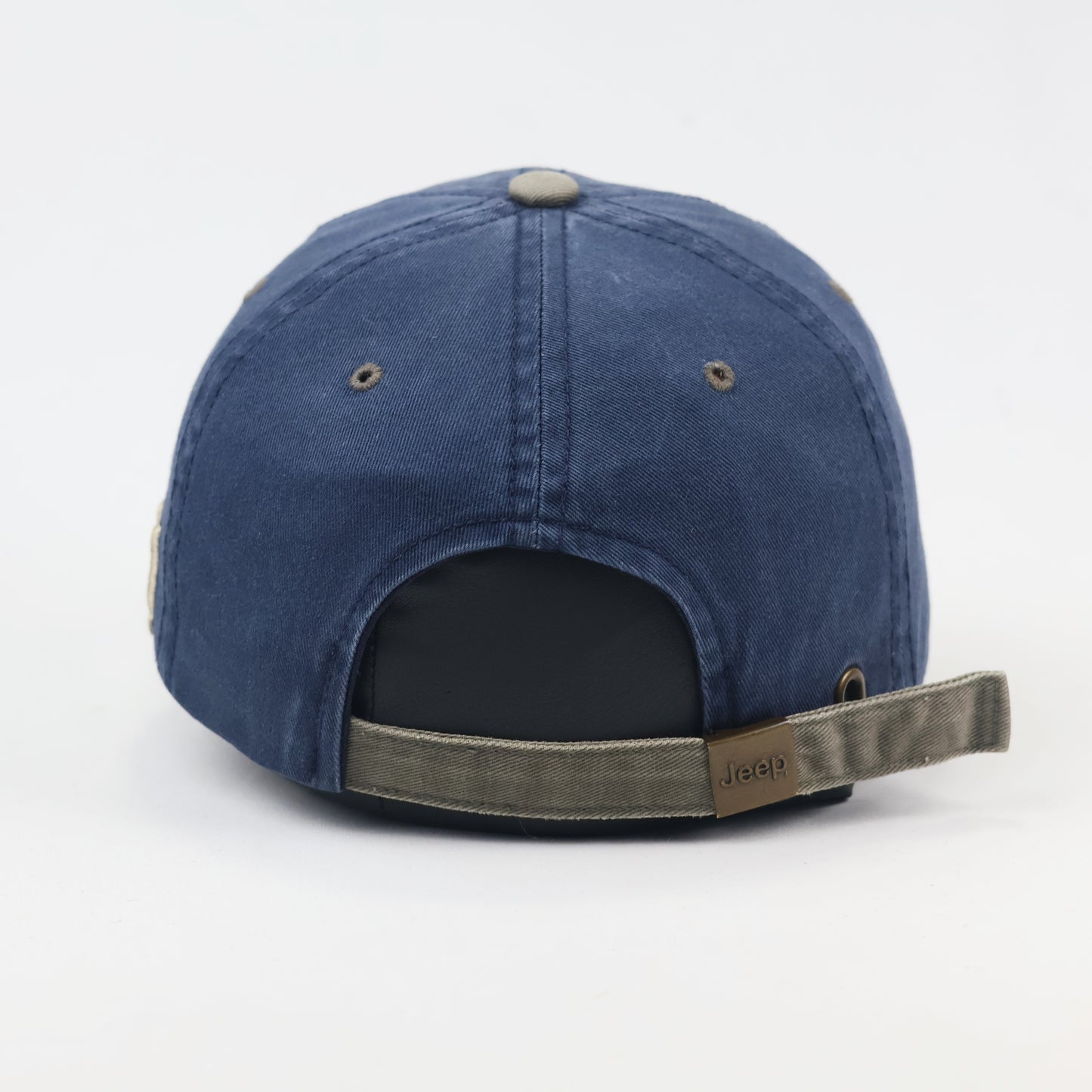 Vintage Jeep "1941" Embroidered Baseball Thrifted Cap - Navy Blue & Grey Hat