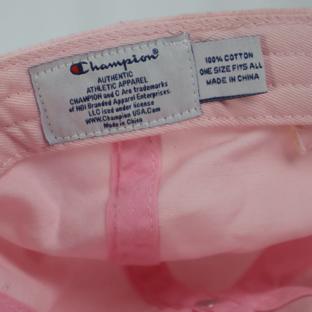 Authentic Champion Baseball Cap | Soft Pink with White Logo (57-60cm)