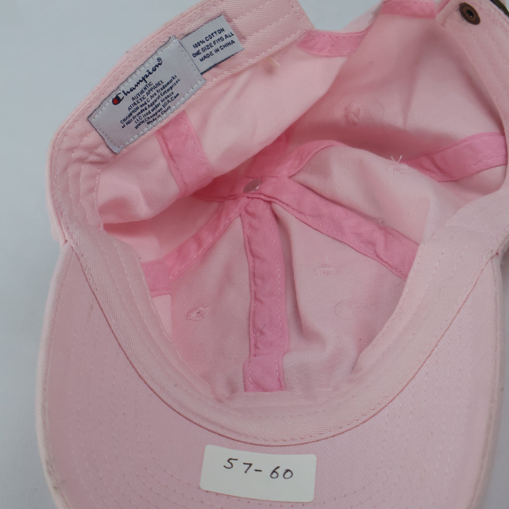 Authentic Champion Baseball Cap | Soft Pink with White Logo (57-60cm)