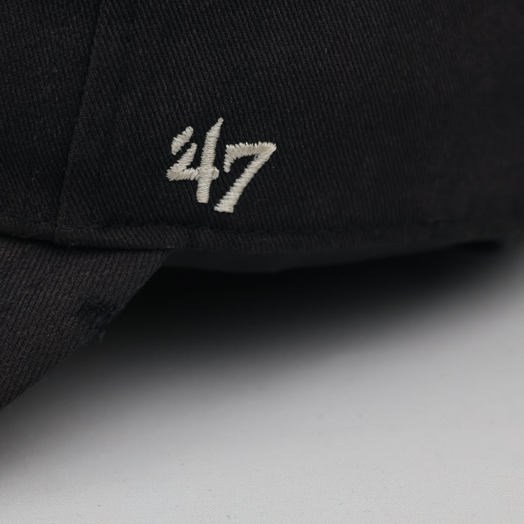 Vintage LA Dodgers Embroidered Hat - Navy Blue & Tan Underbrim Cap