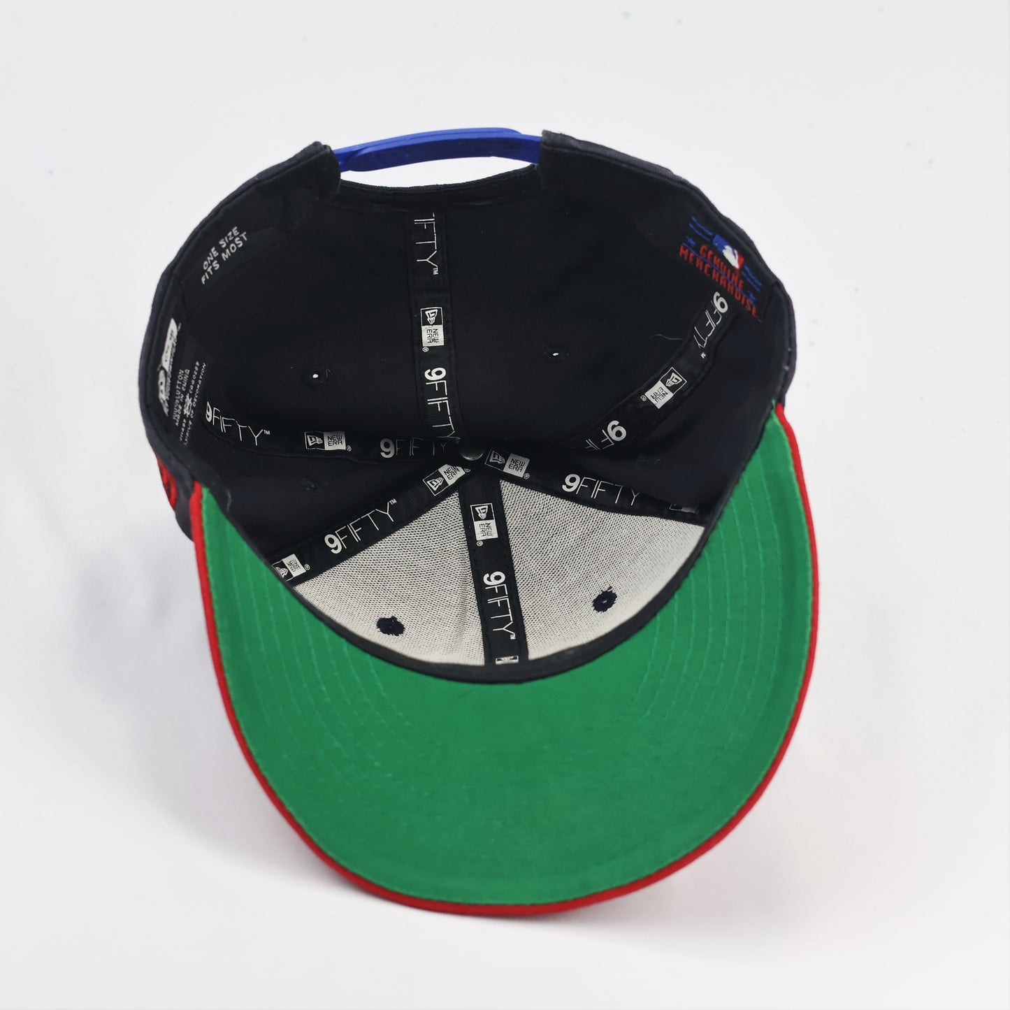 New Era 9FIFTY Texas Rangers Thrifted Snapback Cap - Navy & Red MLB Hat